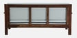 Graz Sheesham Wood 3 seater Sofa in Provincial Teak Finish Graz Sheesham Wood 3 seater Sofa in Provincial Teak Finish