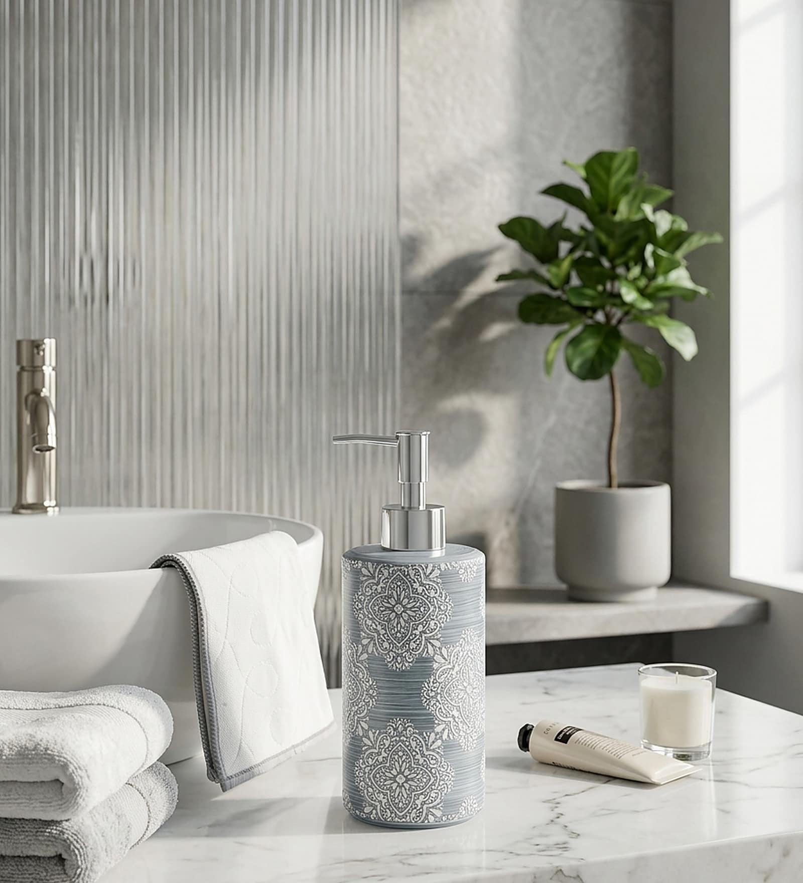 Indigo Grande Contemporary Soap Dispenser