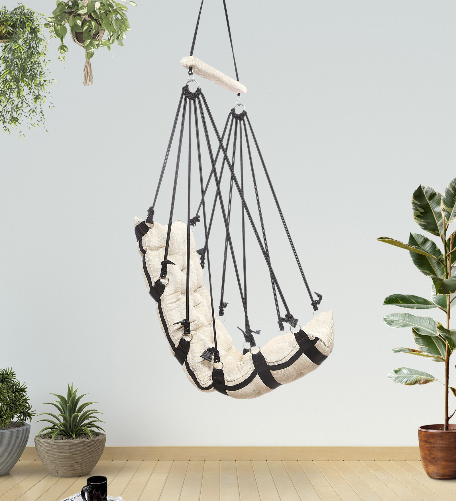 Grande Fabric Swing in Golden Colour