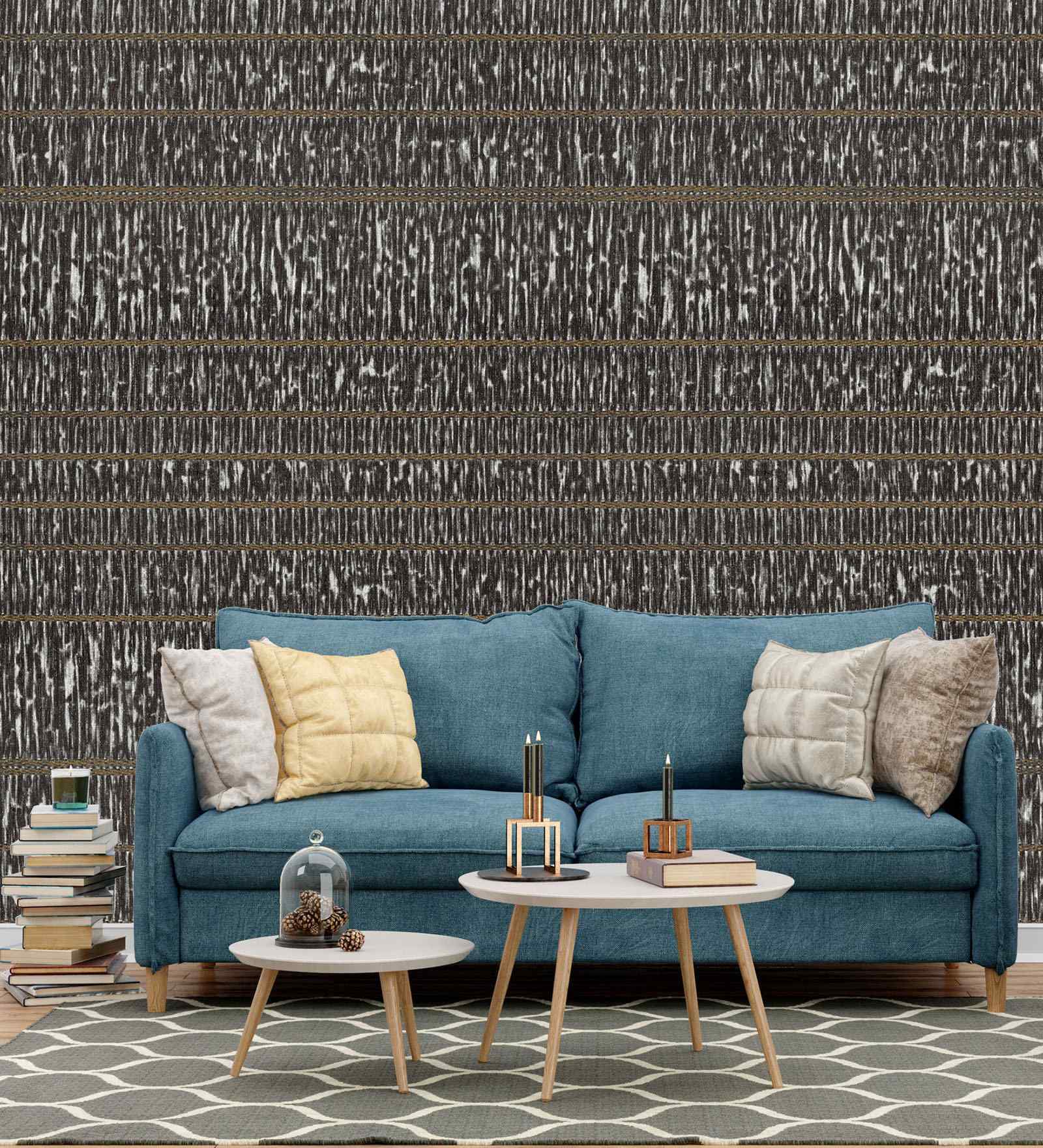 Gray and Brown Striped Texture Wallpaper and Yellow Airport Navigation Signage Pack