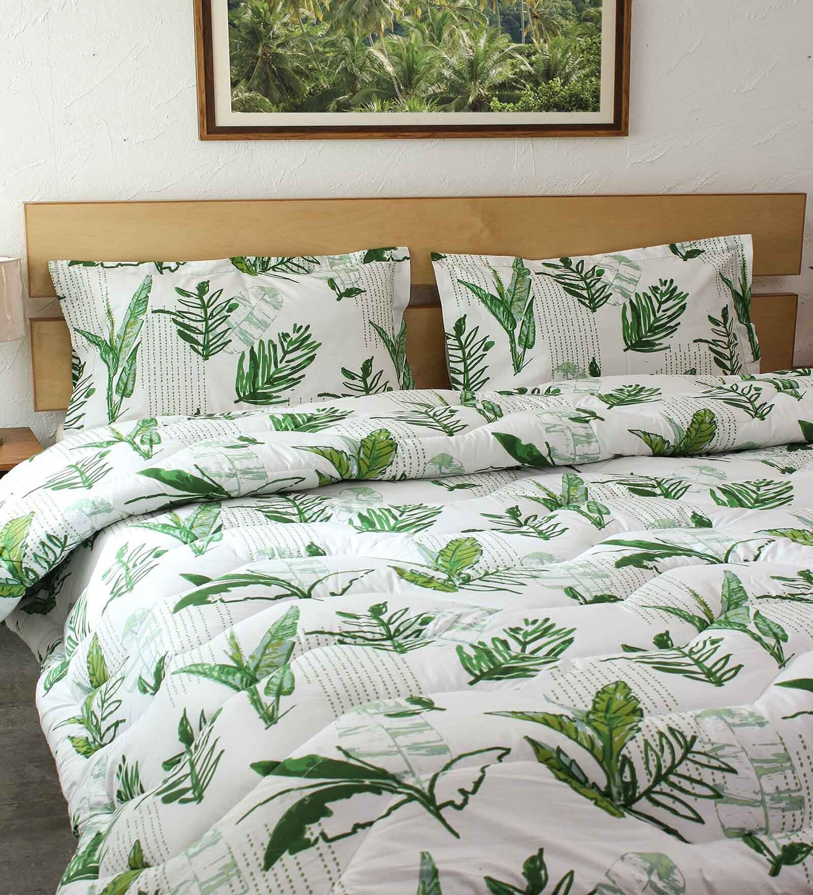 Buy Green 100 Cotton 350 GSM Double Bed Comforter by House This at 6