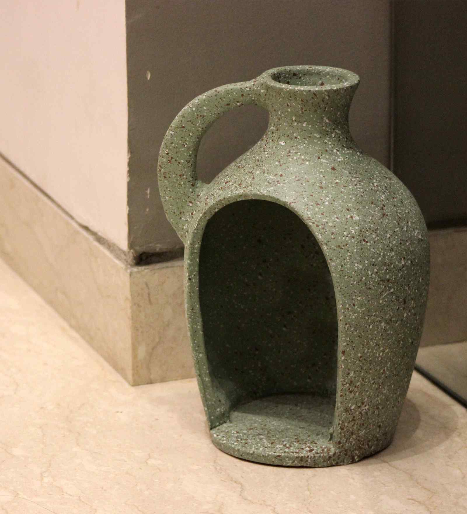 Green Artistic design candle light