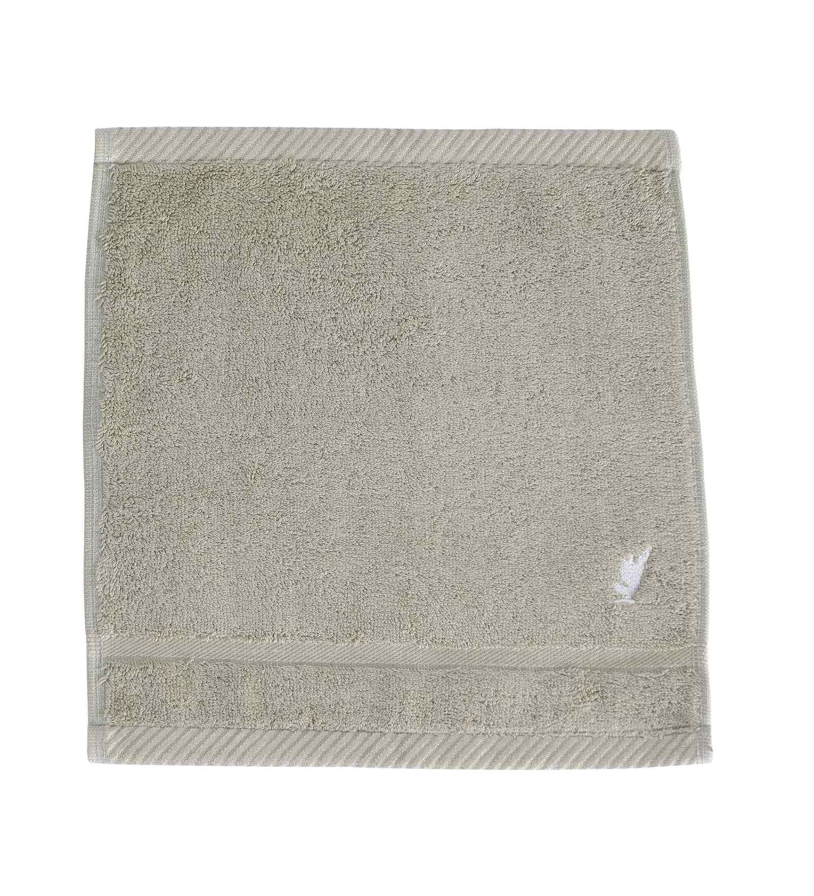 Green Bamboo Cotton Solid 650 GSM Face Towel Set (4Pc)