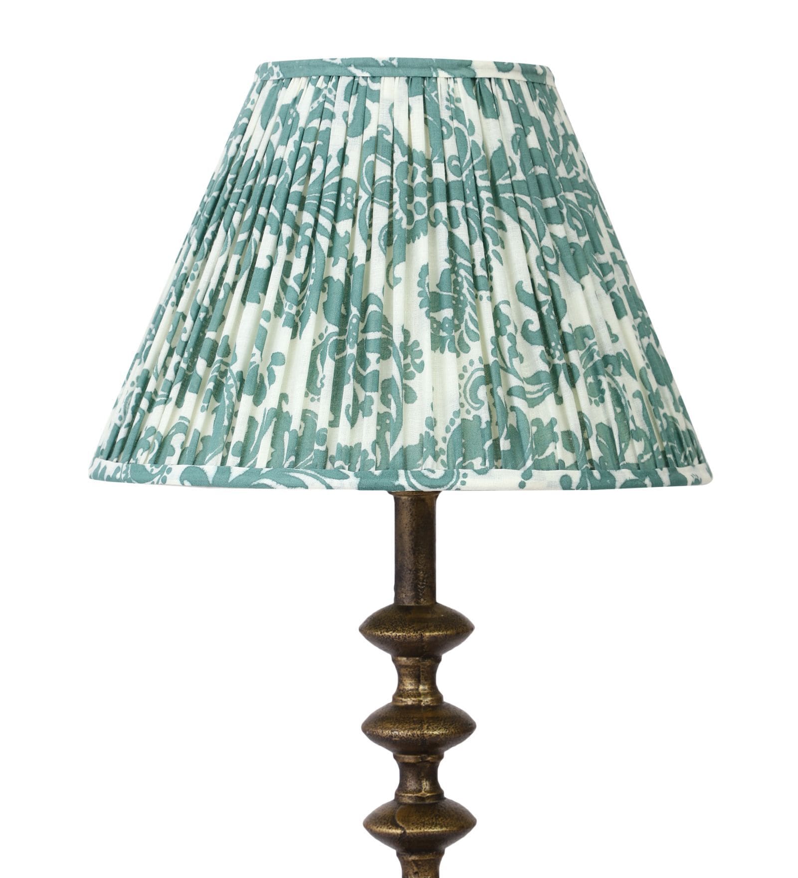Regal Fern 30cm Empire Cotton  Lampshade (Green)