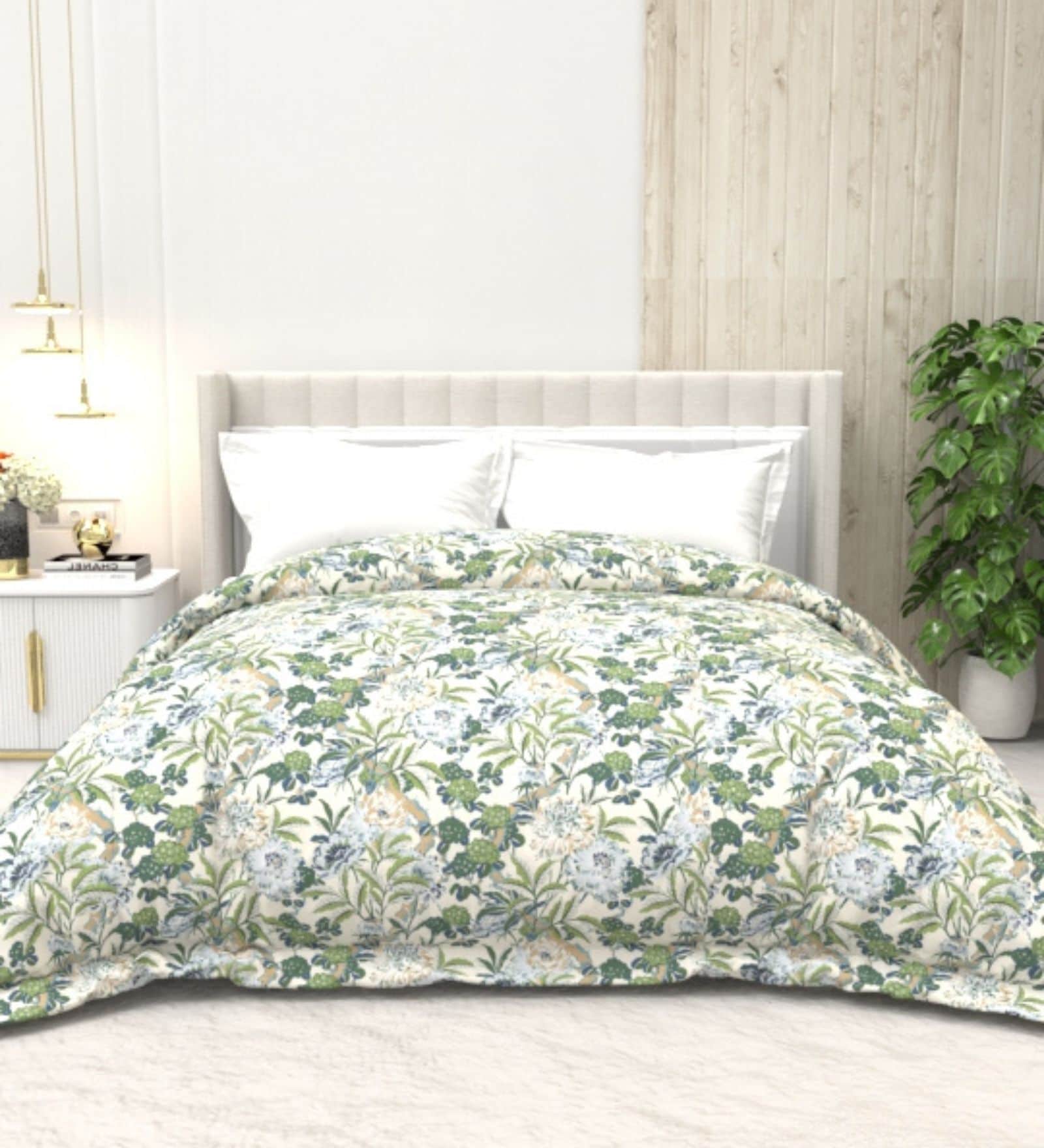 Green Forest Cold-Weather Comforter Double Bed Size 225cmx250cm