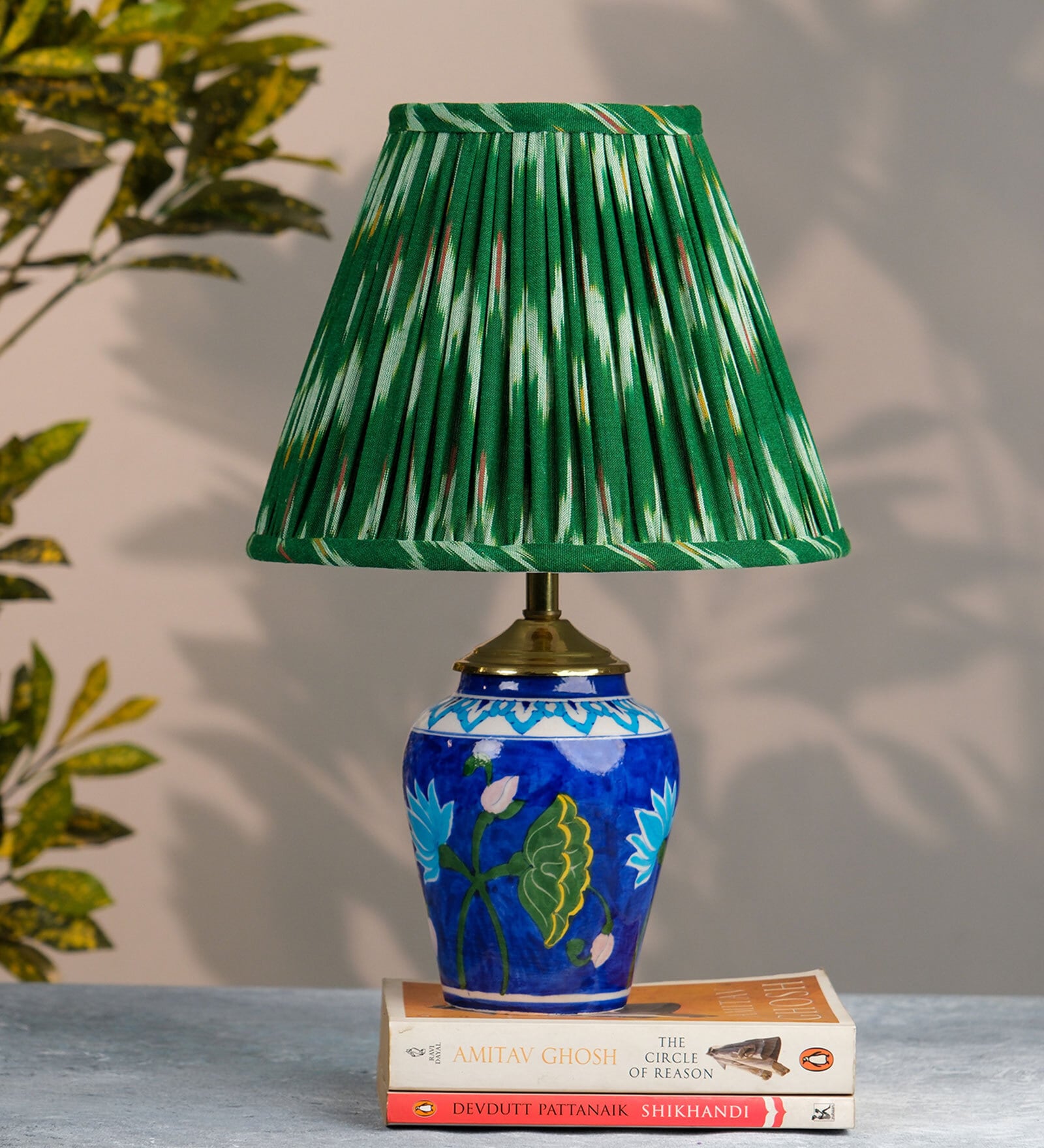 Green Ikat Empire Lampshade