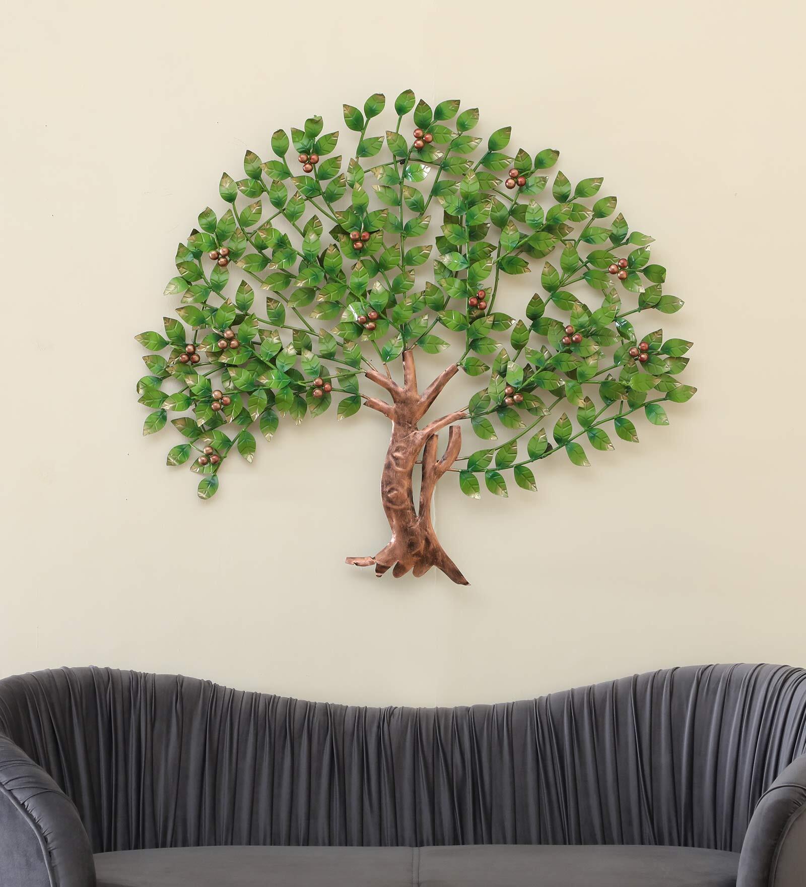 Green Iron Green Tree Wall Art