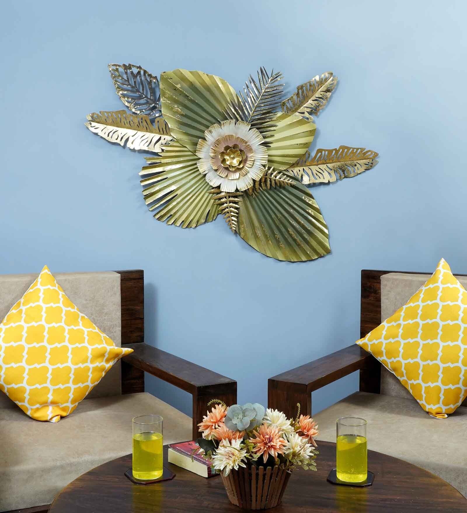 Green Iron Metal Wall Art