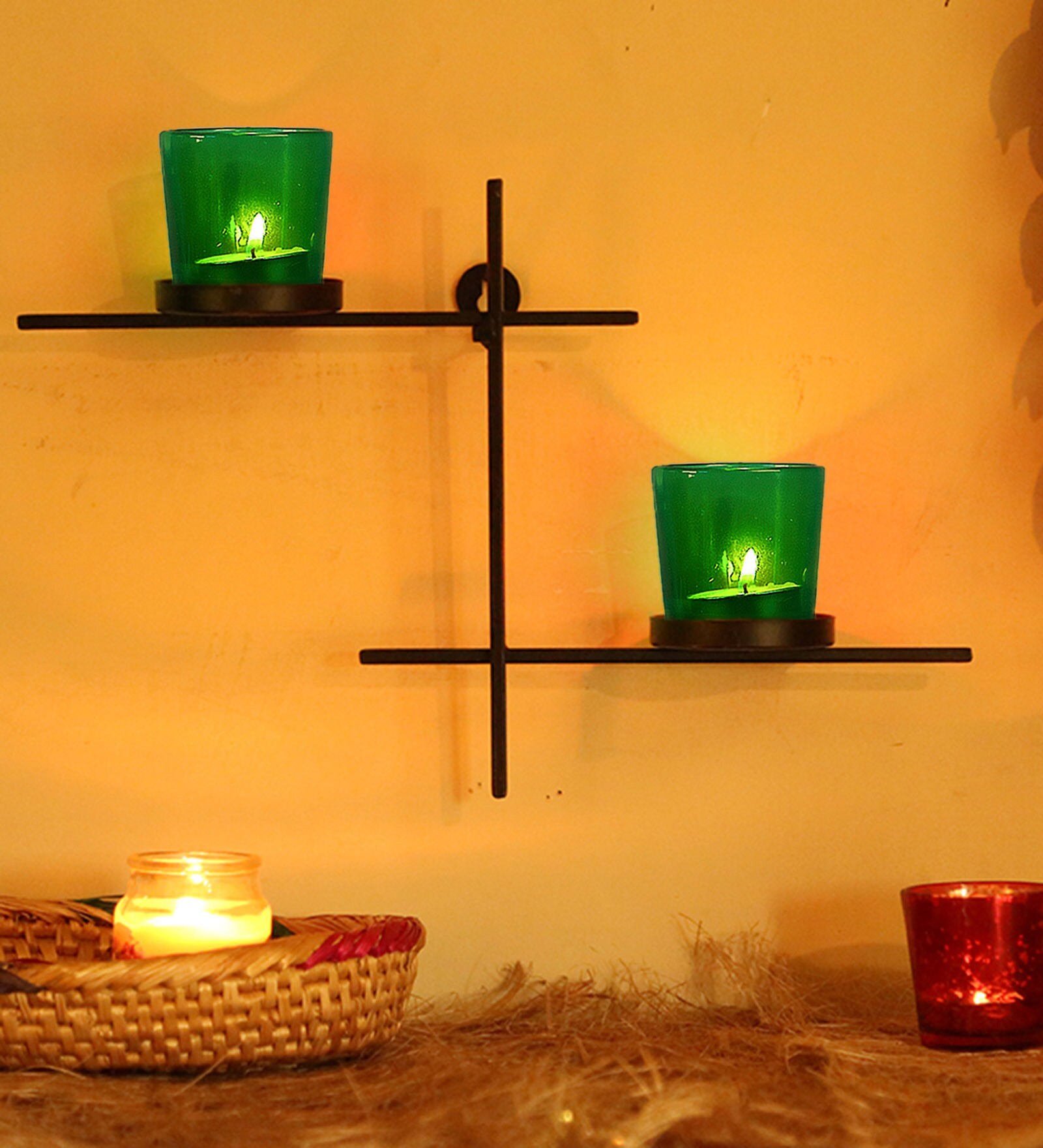 Buy Black Metal Magnum Wall Candle Holder at 54 OFF by Homesake Pepperfry