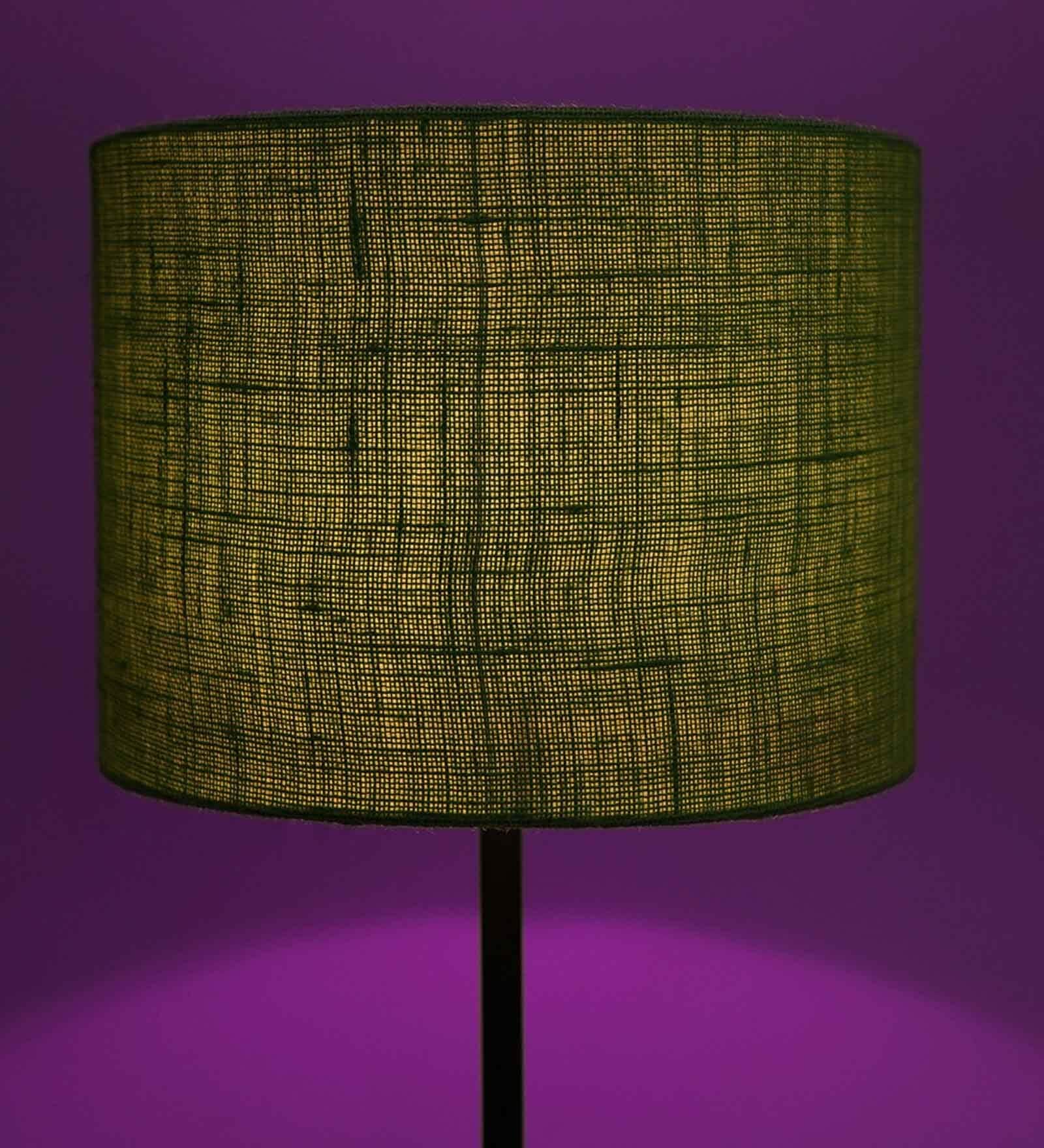 Buy Fergal Green Jute Solid Lampshade By PineCraft International at 53