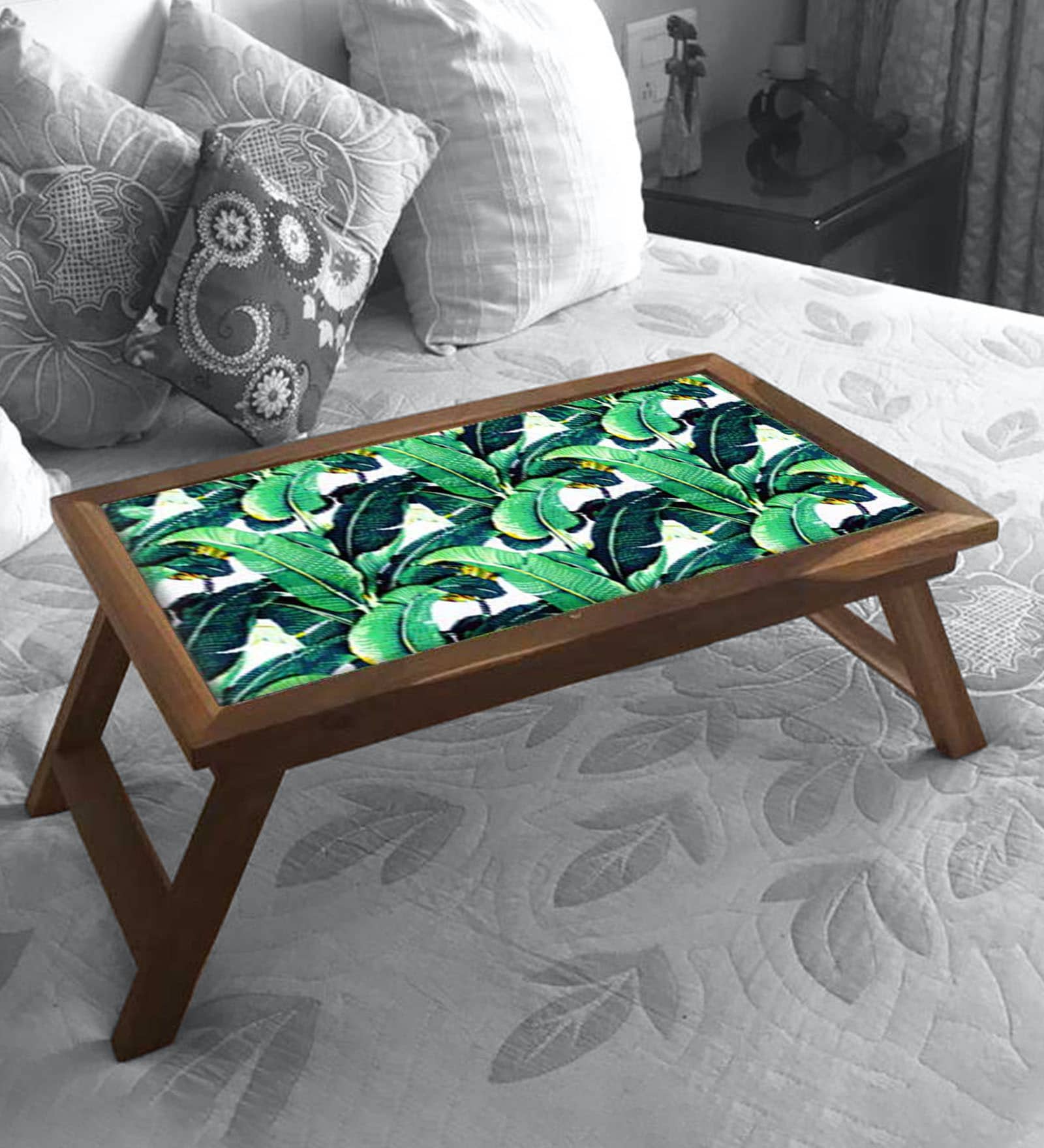 Buy Green Leaves Portable table in Multi Colour at 32% OFF by NUTCASE ...
