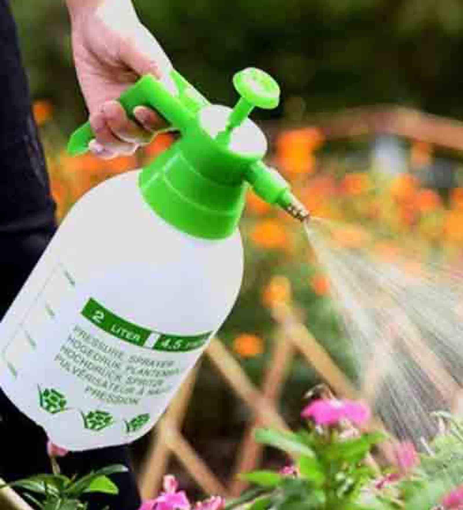 Buy Green Plastic 2 Ltrs Water Spray Bottle Gardening Tool By House of ...