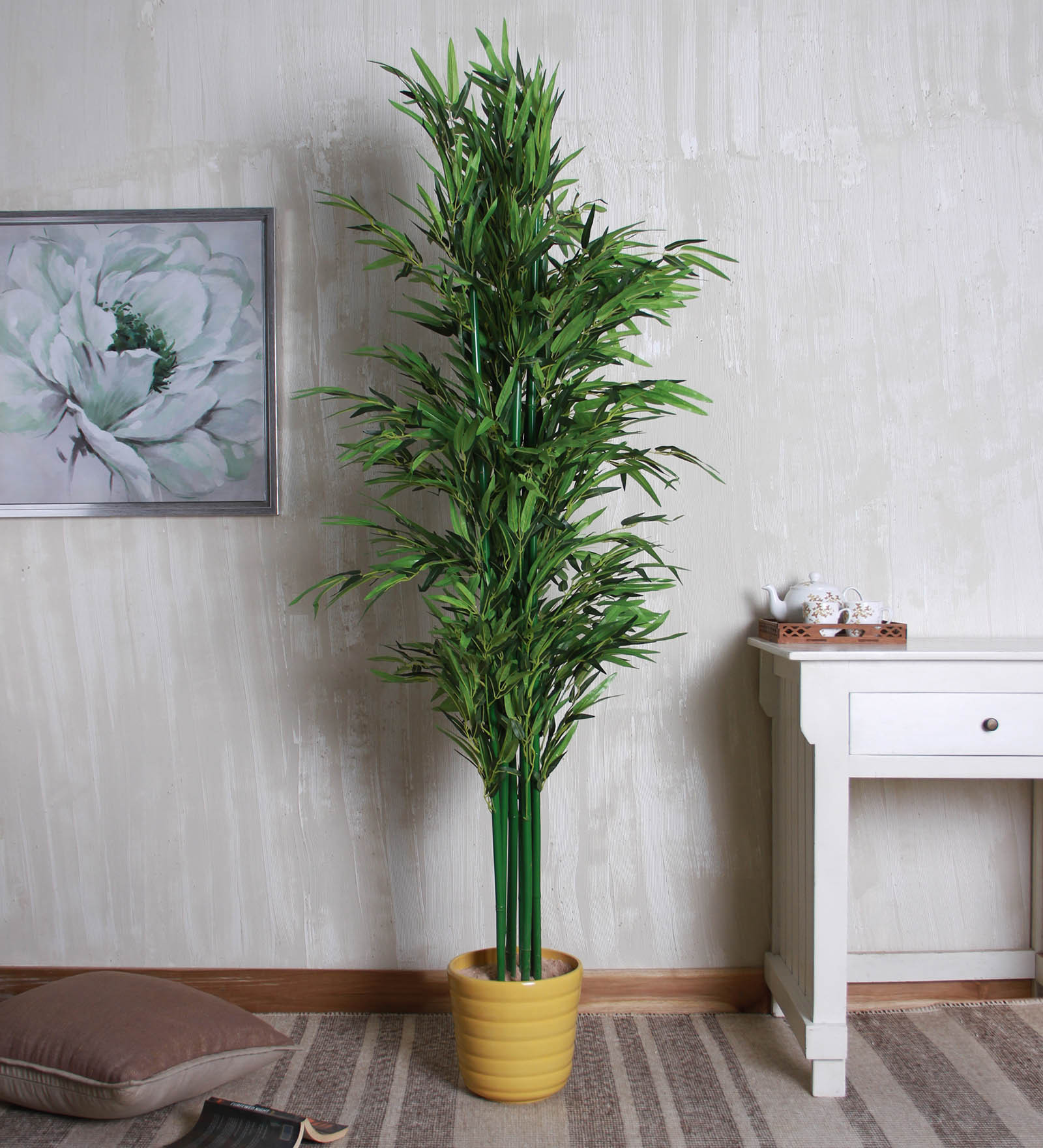 plastic bamboo plant