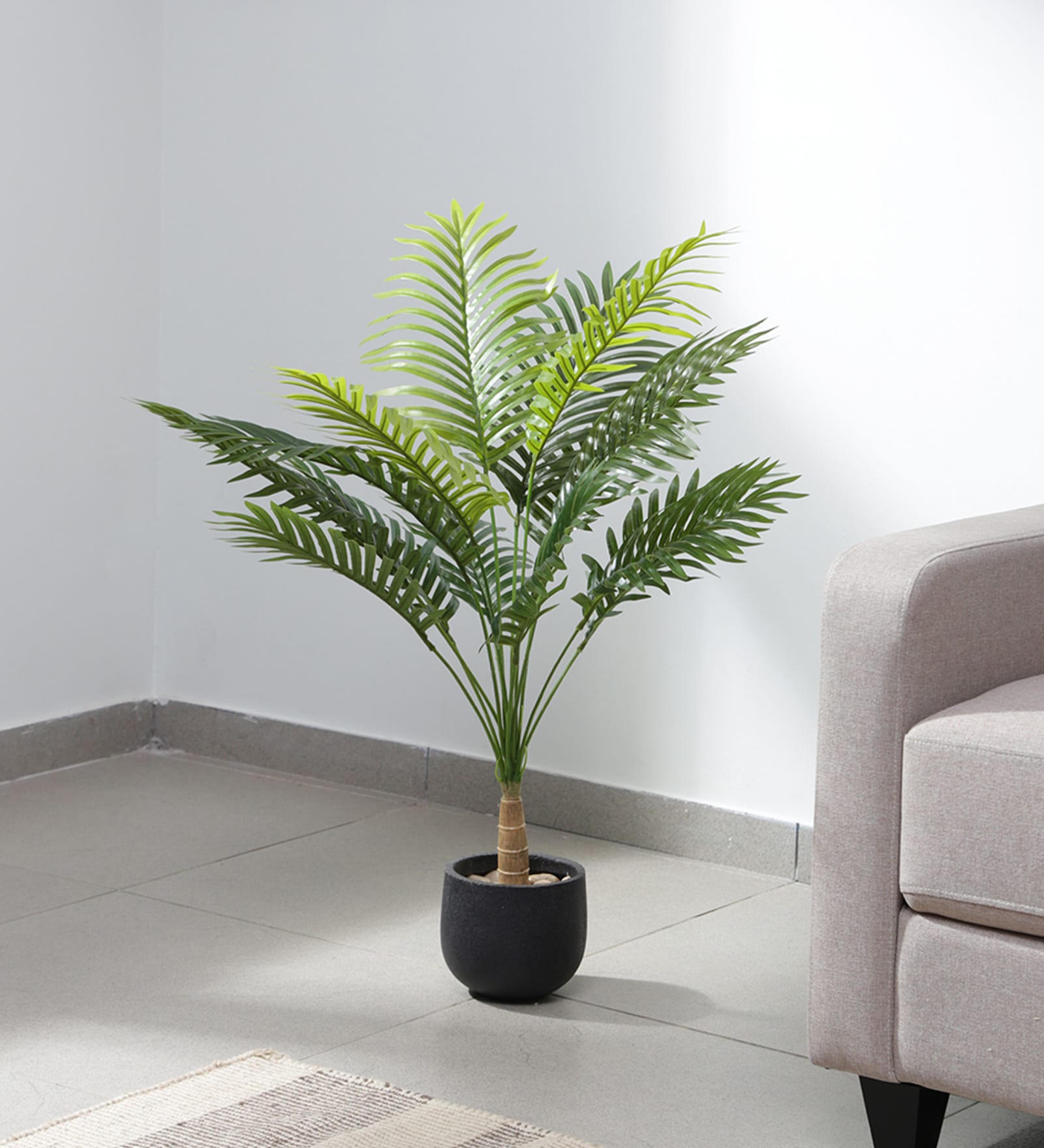 Buy Plastic Molly Green Palm Tree Artifical Without Pot Artificial ...