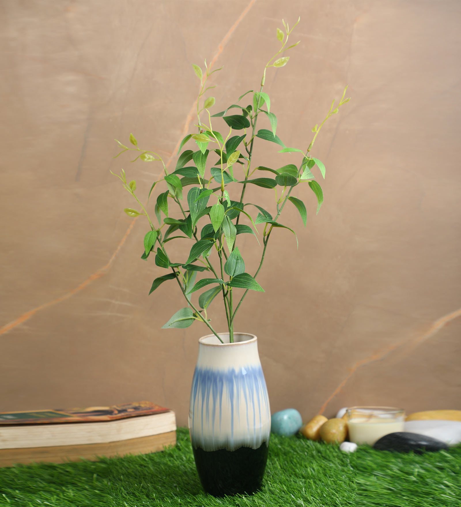 Polyester Deborah Without Pot Artificial Plant