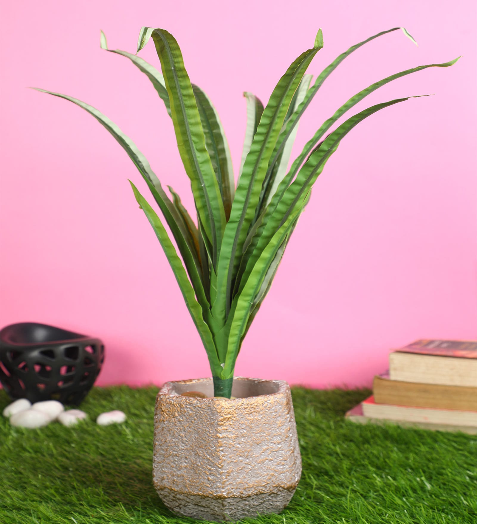 Polyester Isabel Without Pot Artificial Plant