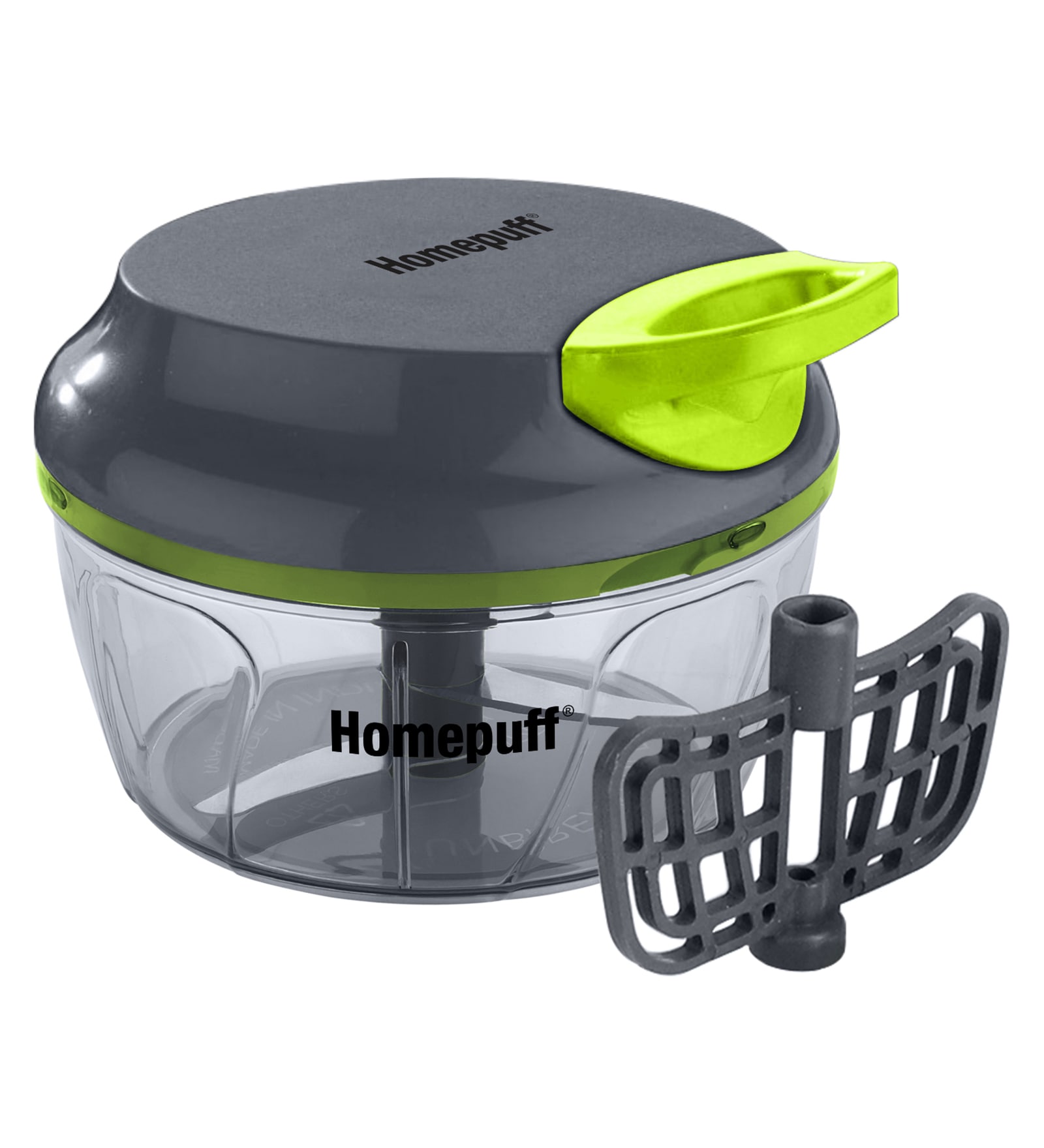 Green Silicon & Metal Multipurpose Chopper