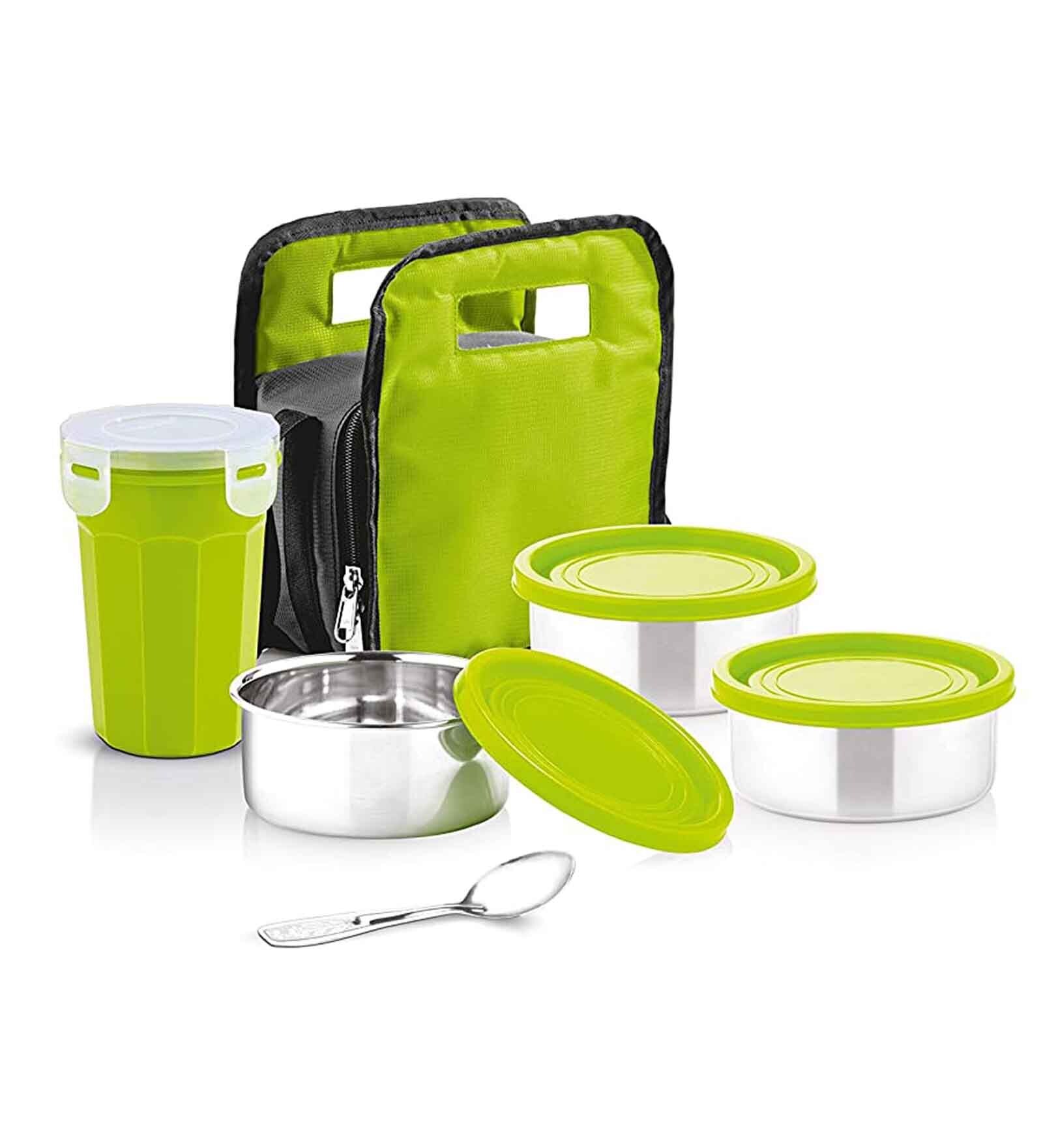 buy-green-stainless-steel-lunch-box-at-50-off-by-kuber-industries