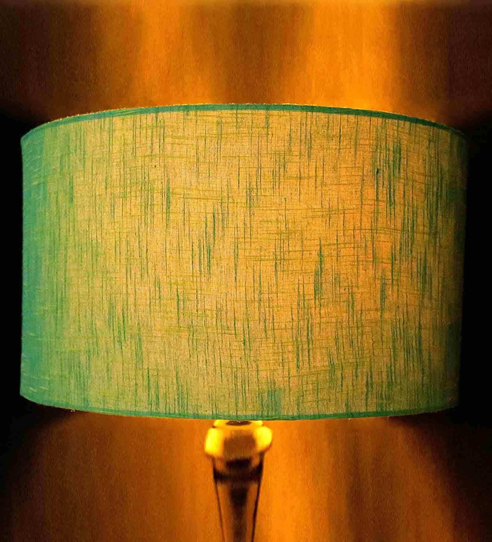 Kwan Green Cotton Fabric Solid Lampshade
