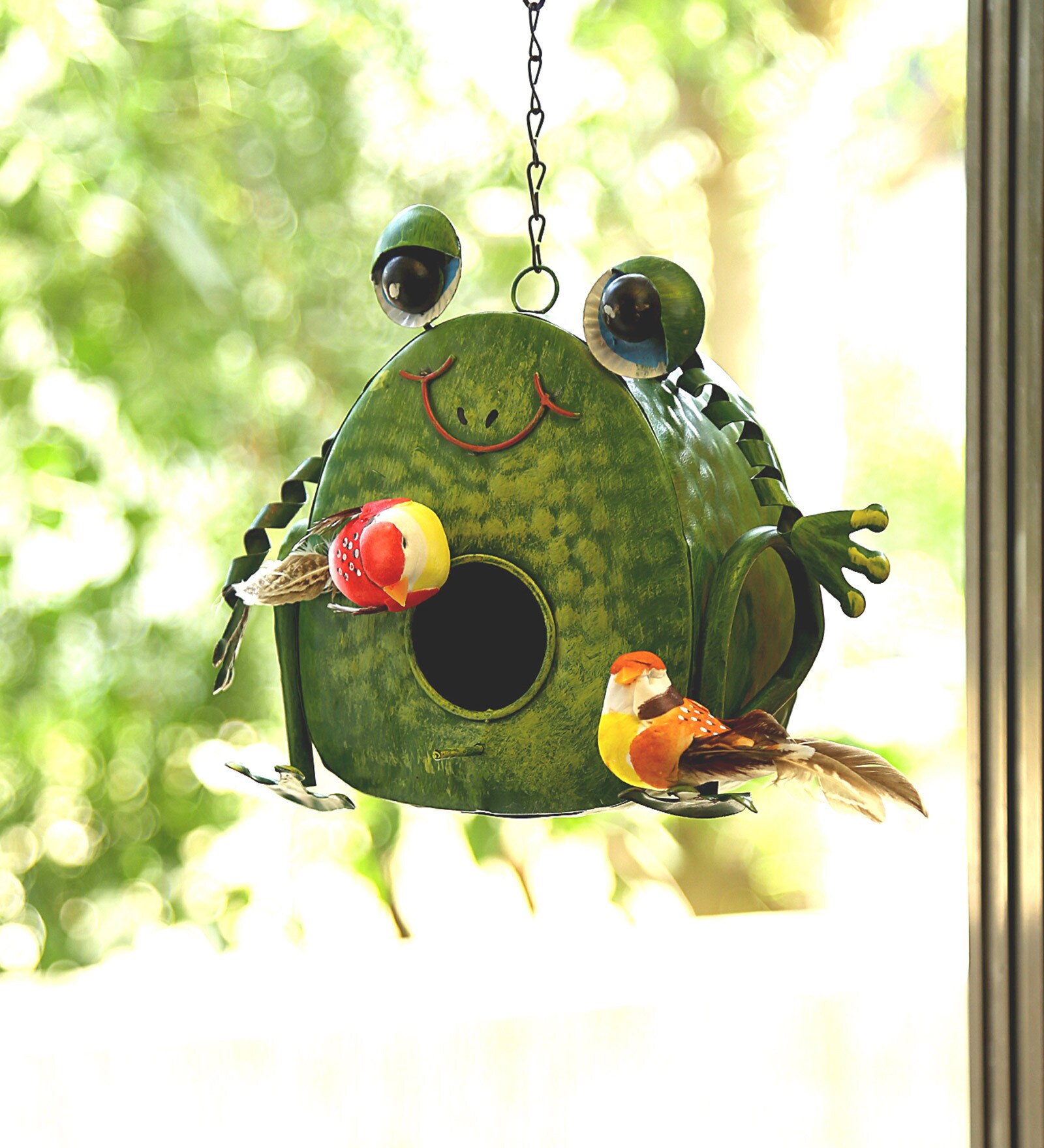 Buy Green Metal Turtle Style Bird House by Tayhaa at 34% OFF by Tayhaa ...