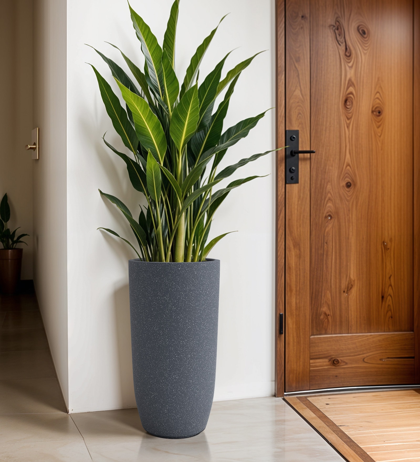 Grey TPC Round 3 Inches Planter