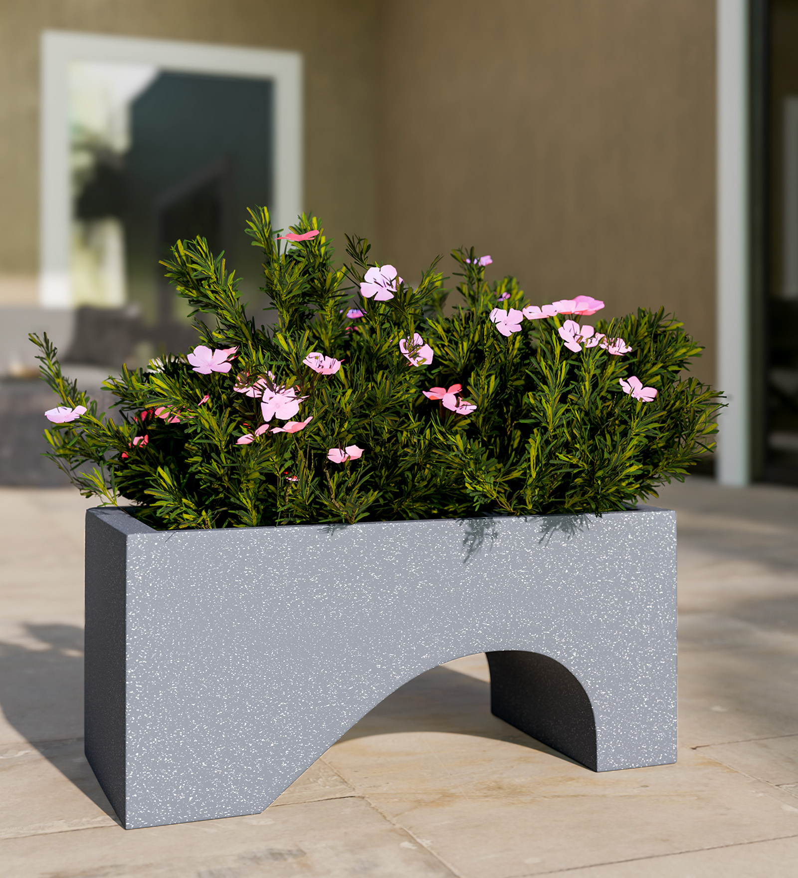 Grey UCTR rectangular 2411 Planter