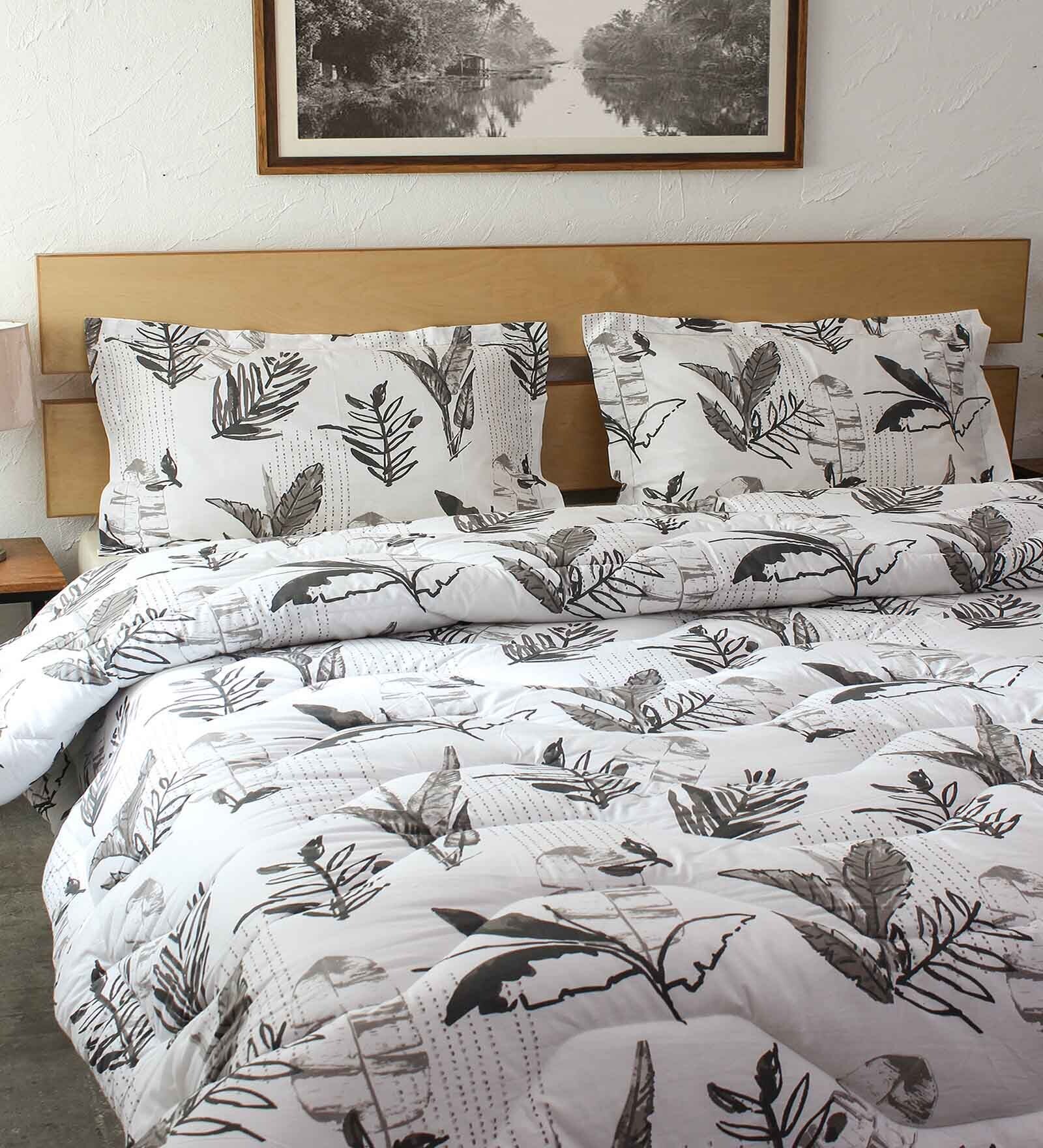 Buy Grey 100 Cotton 350 GSM Double Bed Comforter by House This at 6