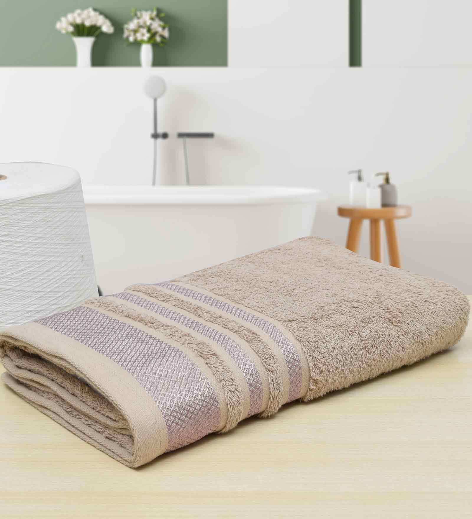 Buy Grey 650 GSM Cotton Bath Towel by Rangoli at 23 OFF by RANGOLI