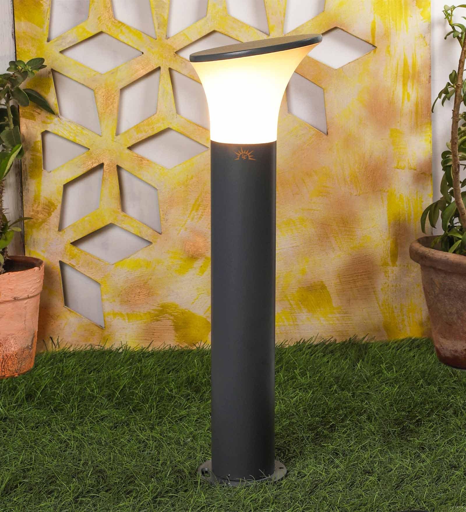 Gabon Grey Aluminium Garden Light