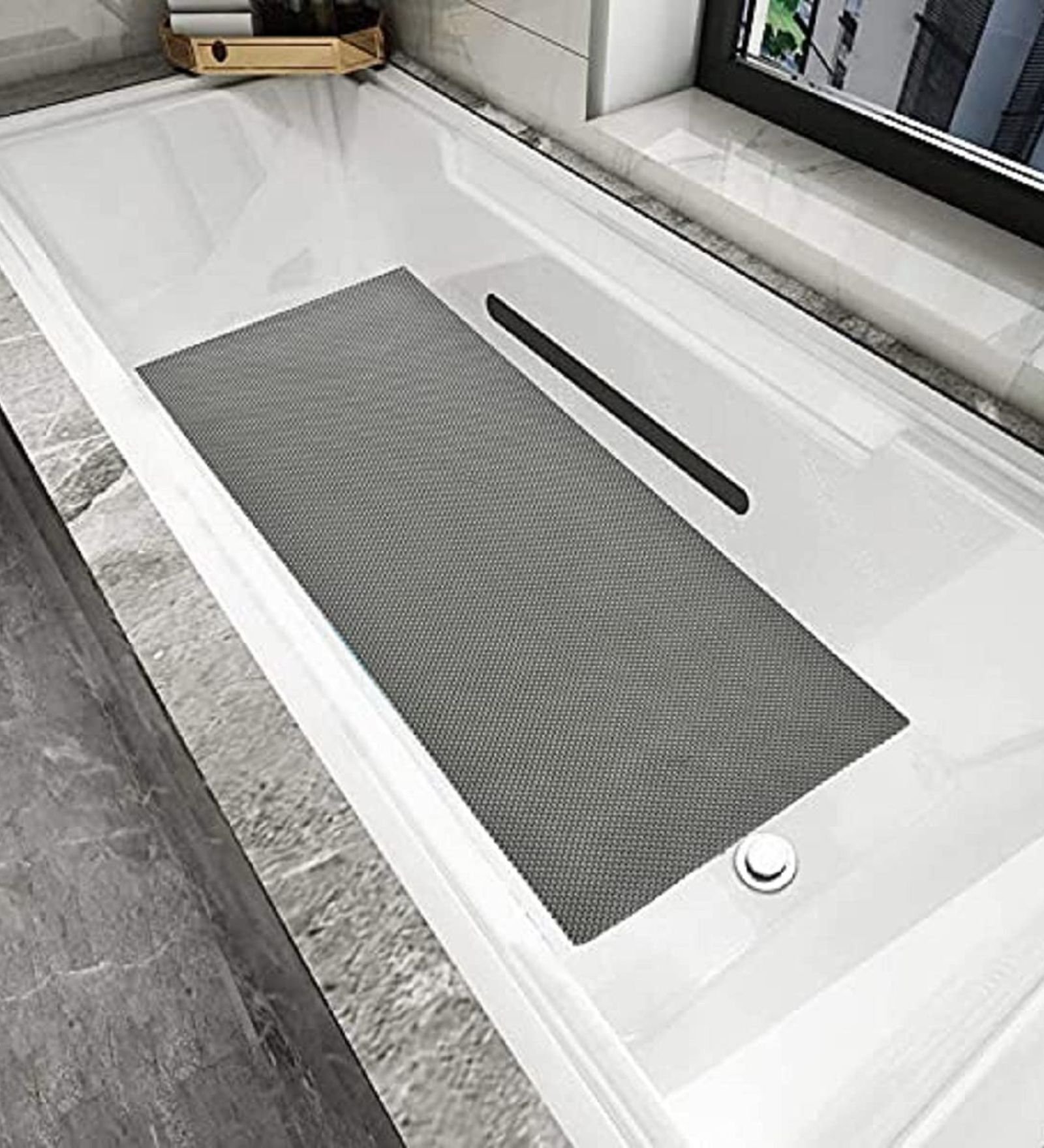 Grey Antiskid 2 x 3 Feet PVC Bathroom Mat Grey Antiskid 2 x 3 Feet PVC Bathroom Mat