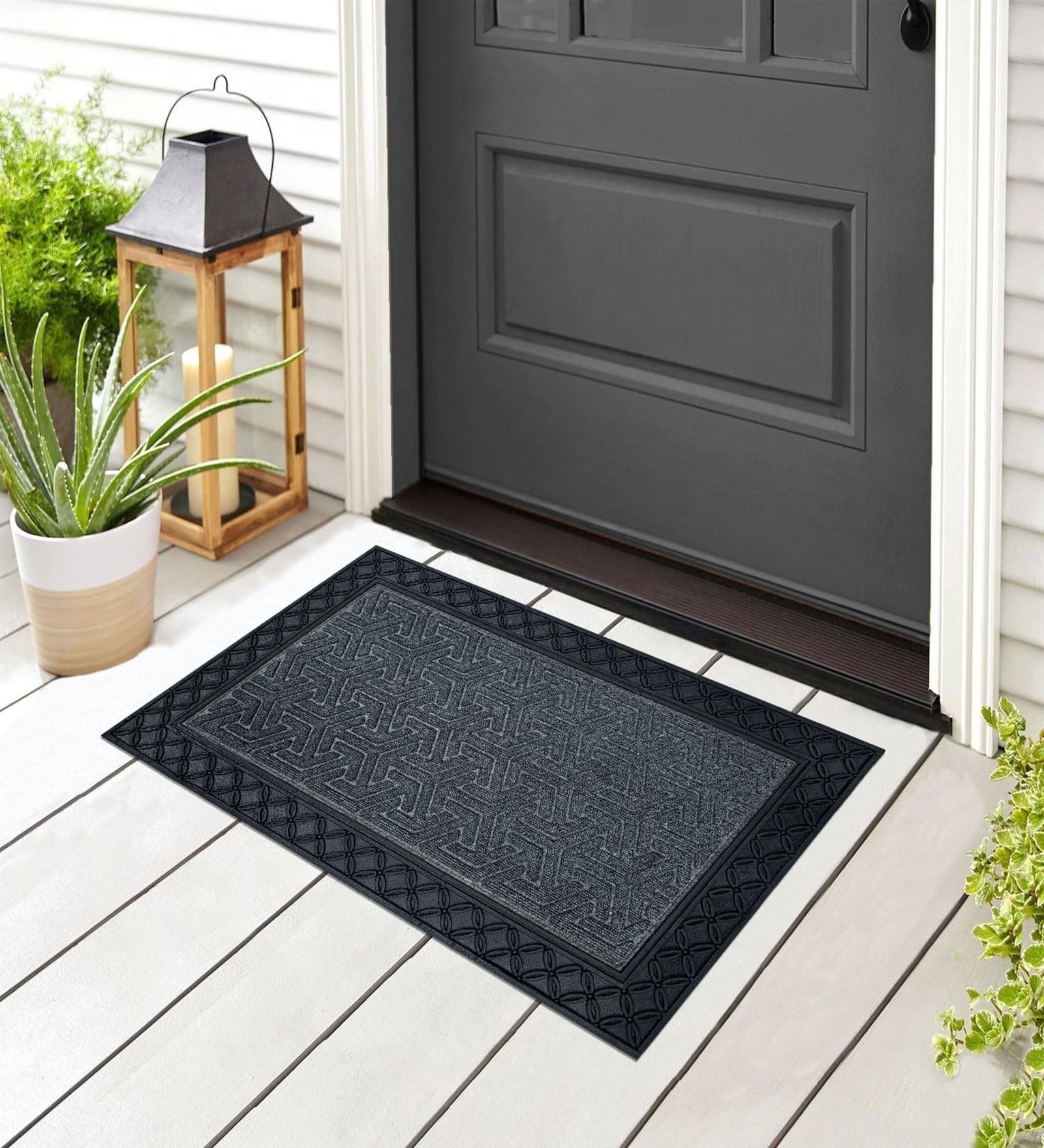 Grey Coir 18x30 Inches Anti Skid Door Mat