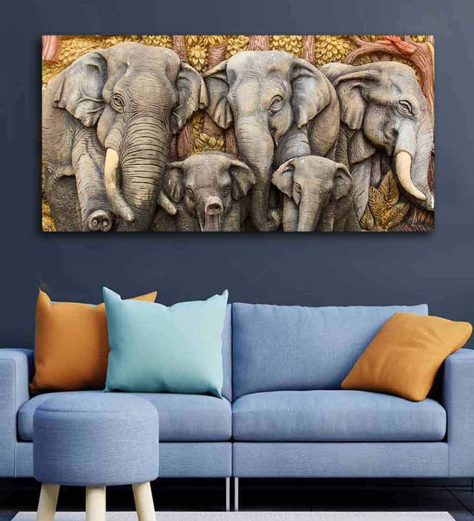 Better Eyes Grey Canvas Framed Wildlife Art Print