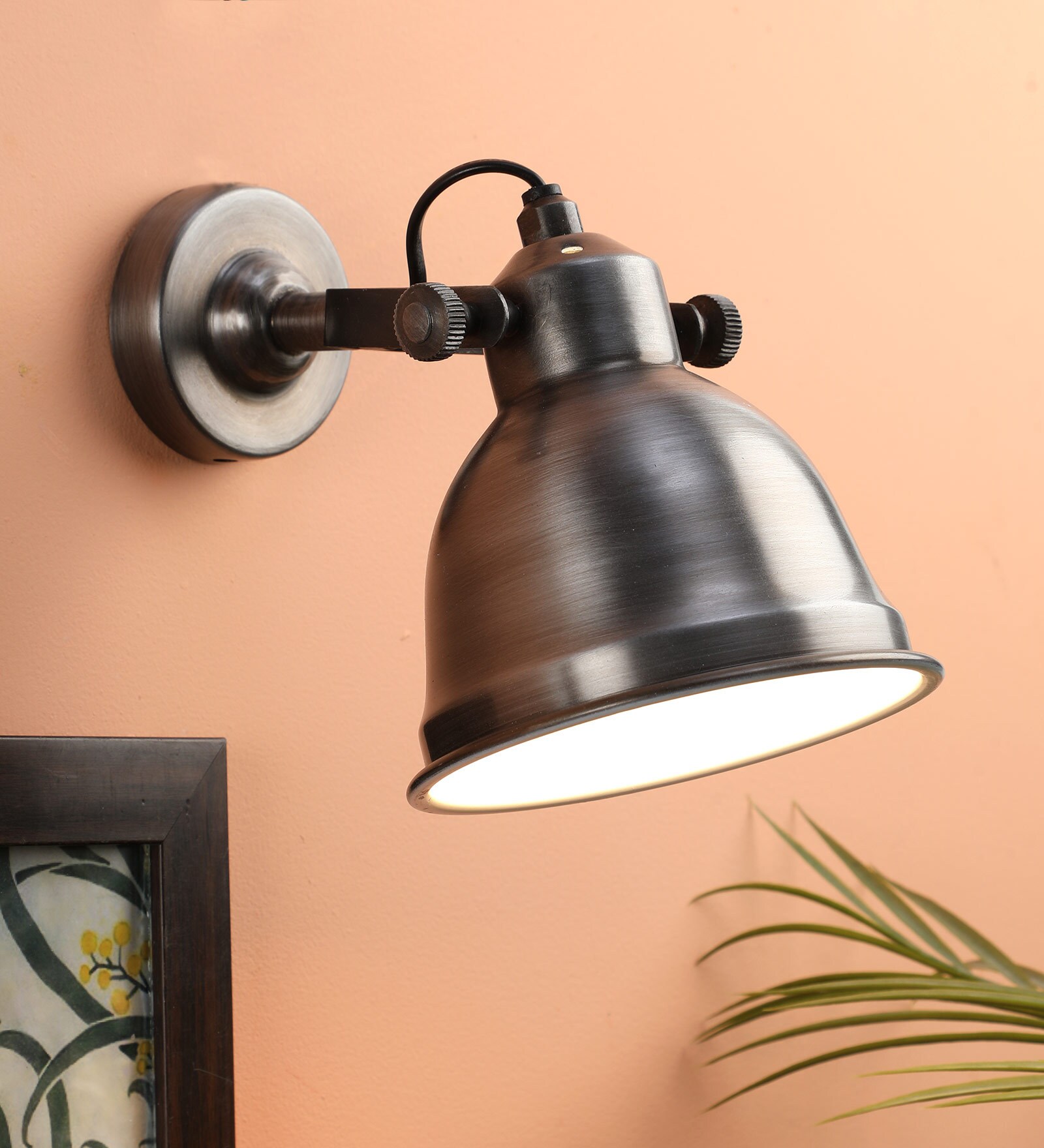 Grey Metal Wall Sconces