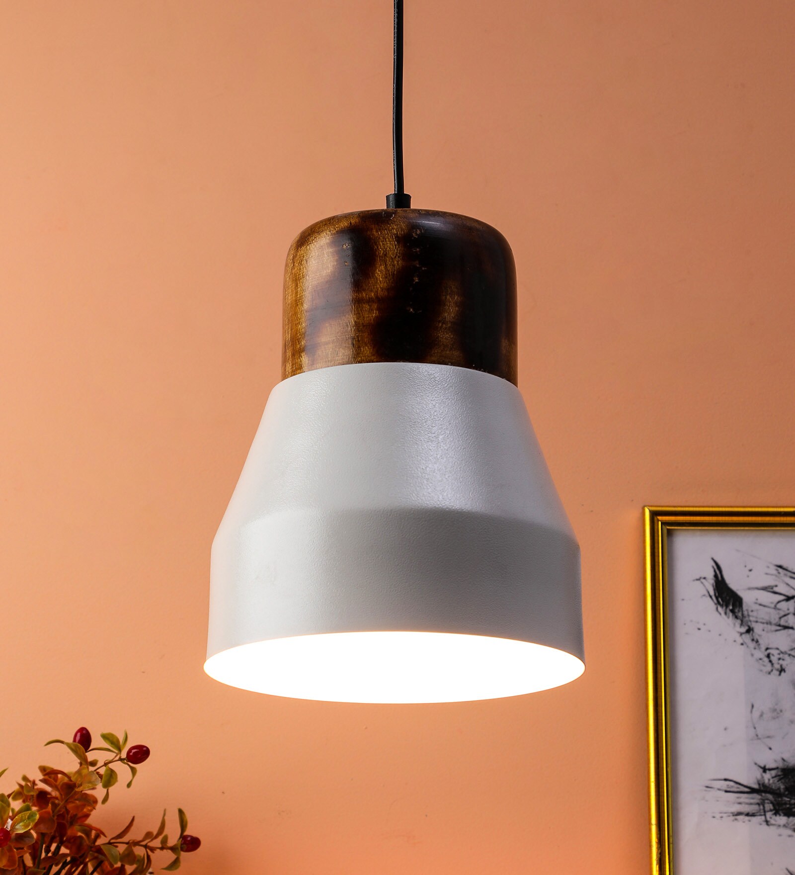 Kassandra Grey Metal Single Hanging Lights