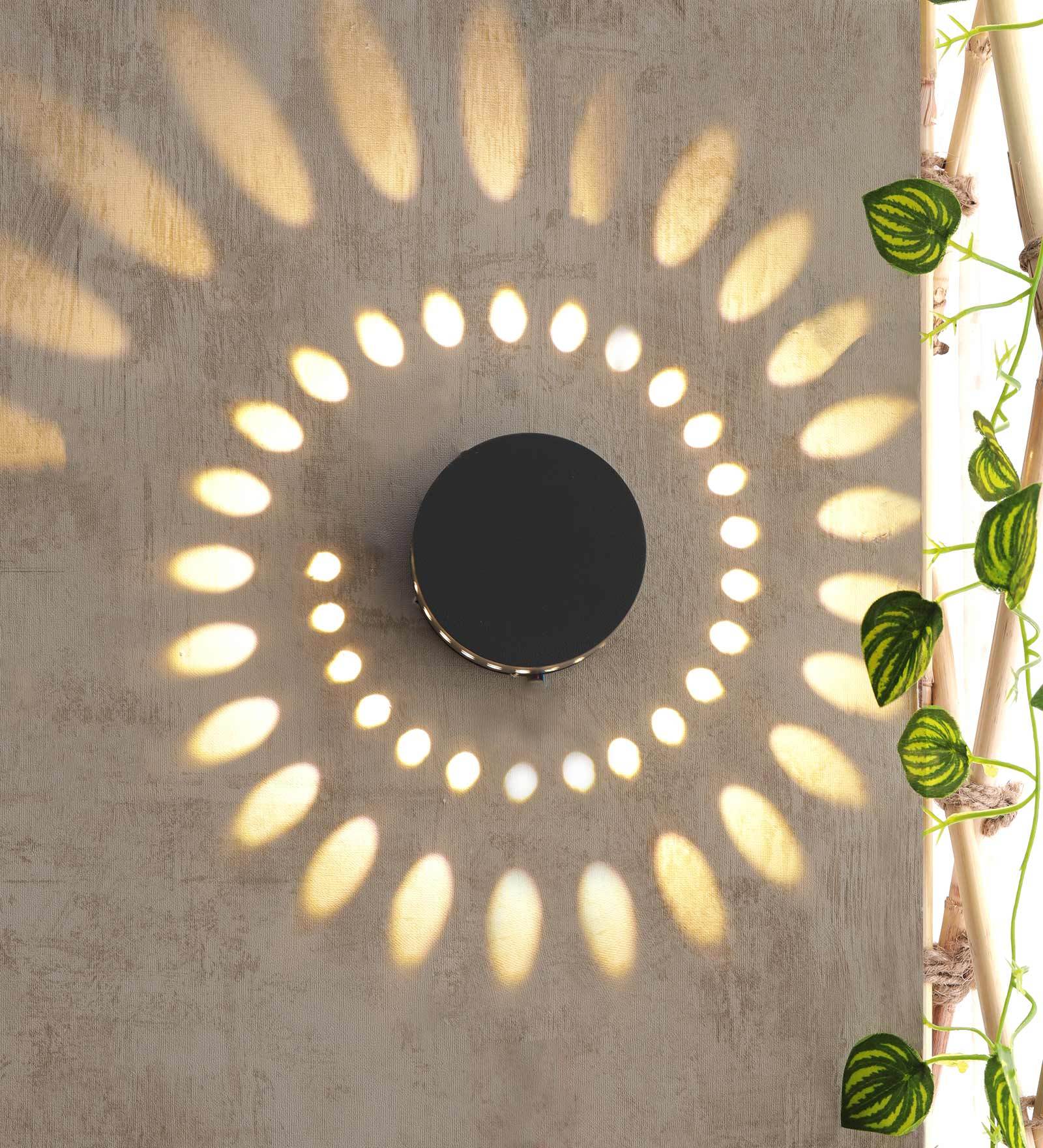 Grey Metal Tiolo Wall Mounted Light