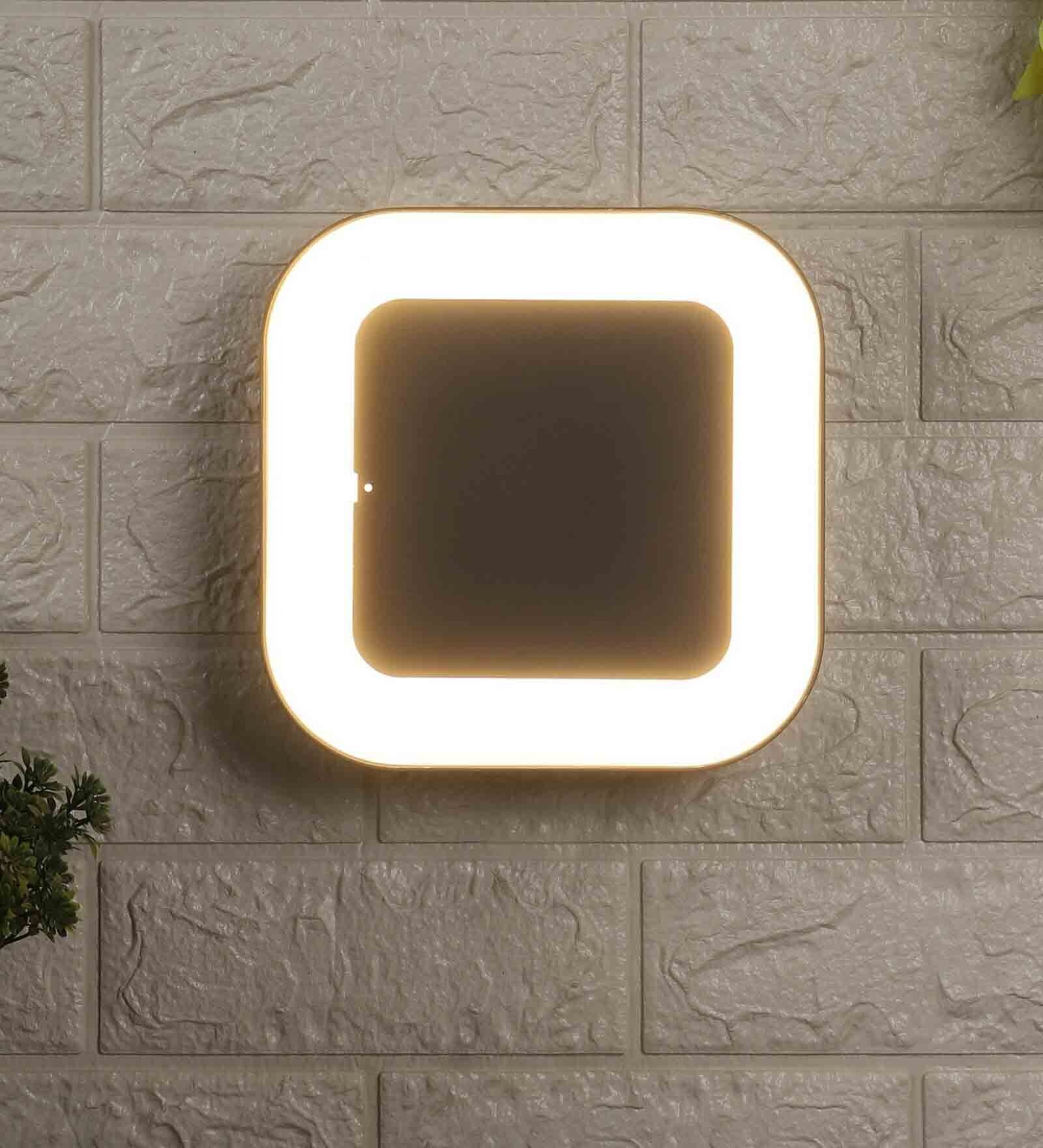 Grey Metal Wall Light