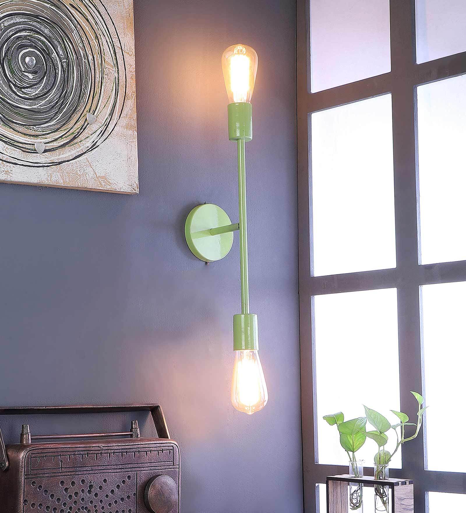 Hexa Metal Novelty Wall Light (Hexa Green)