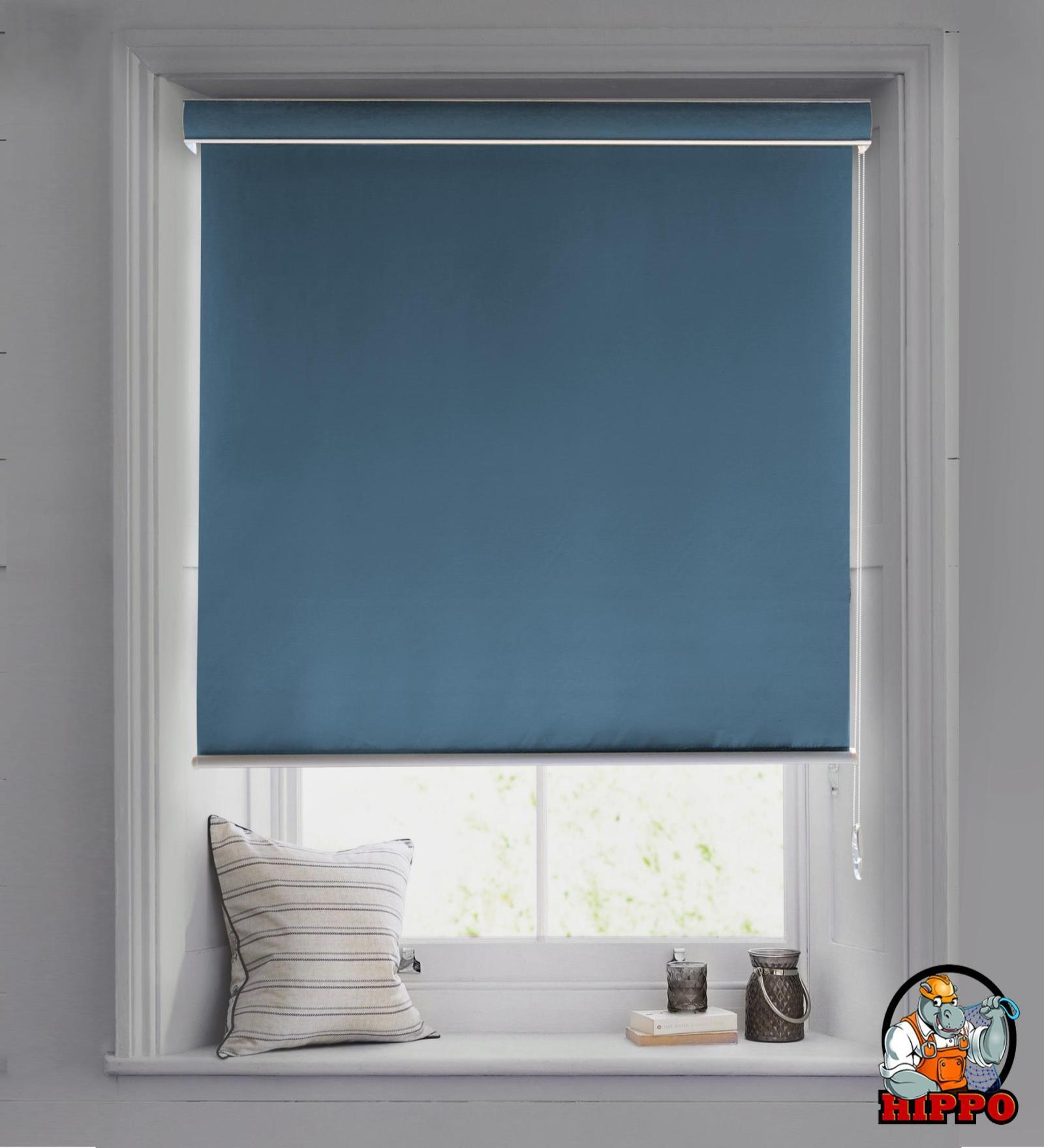 Grey Polyester Solid 84 X 48 inches Blackout Blackout Blind