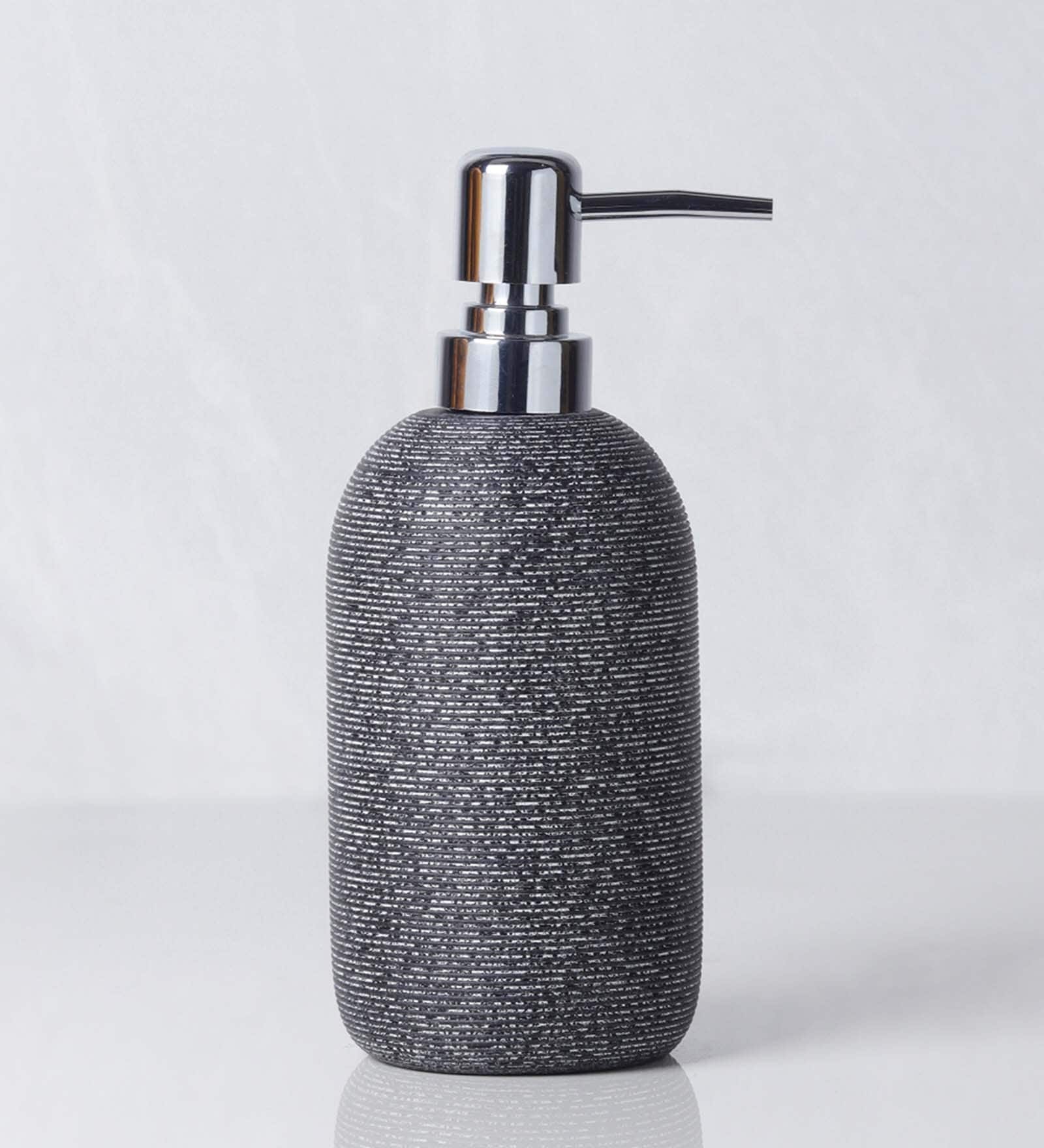 Polyresin Grey Soap Dispenser 360 ml