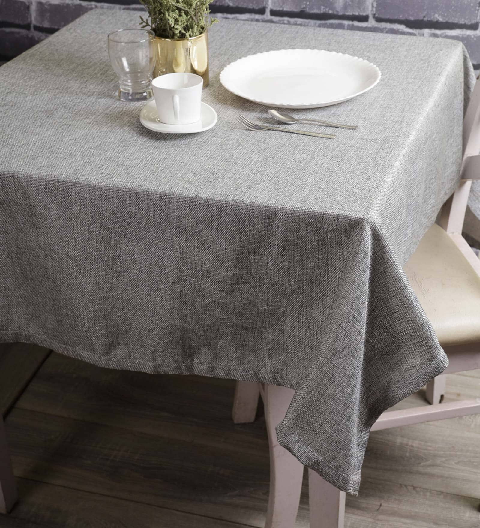 Premium (40x40) Grey Jute Table Cloth