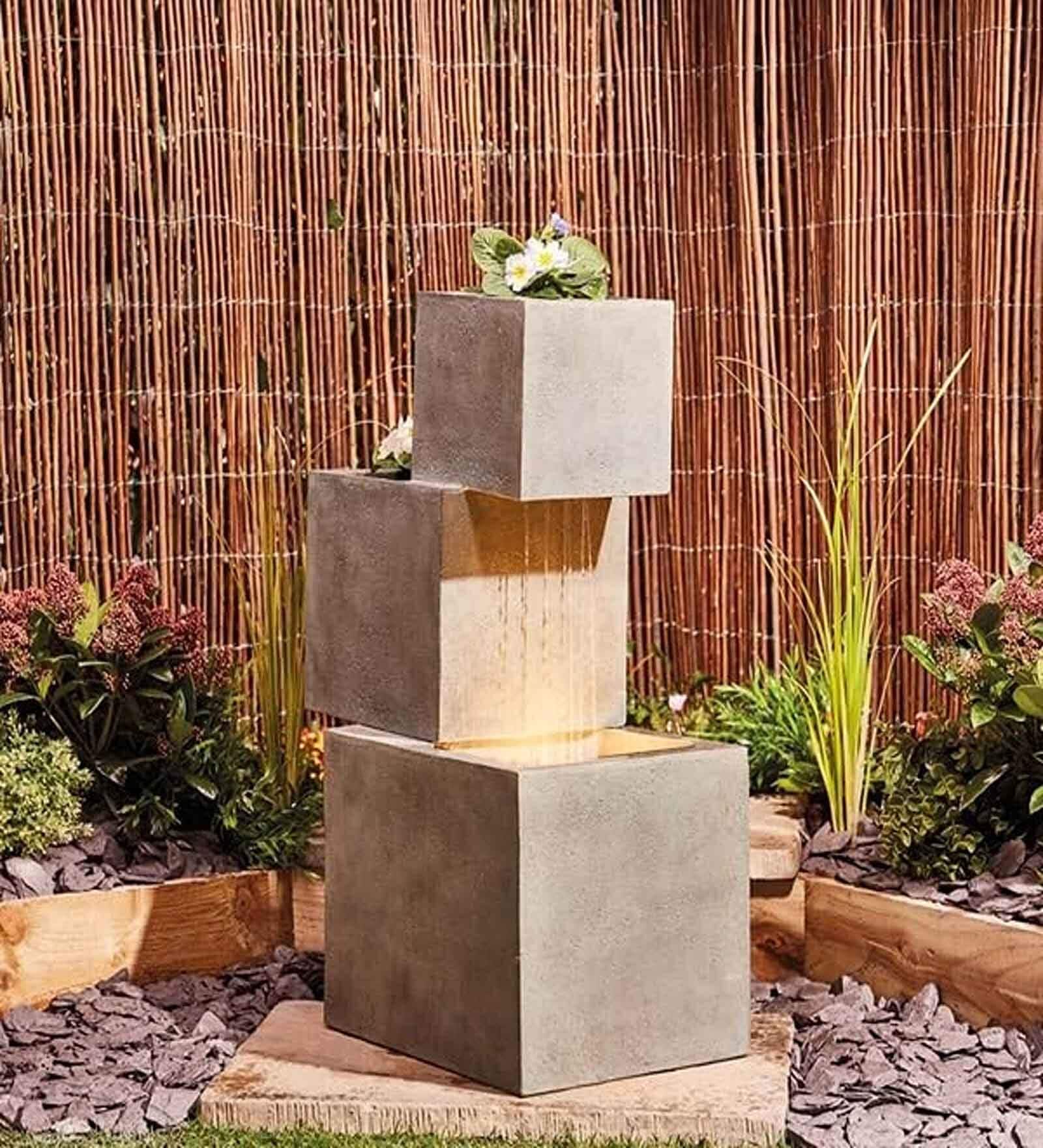 Grey Serenity Shower Modern Water Fountain