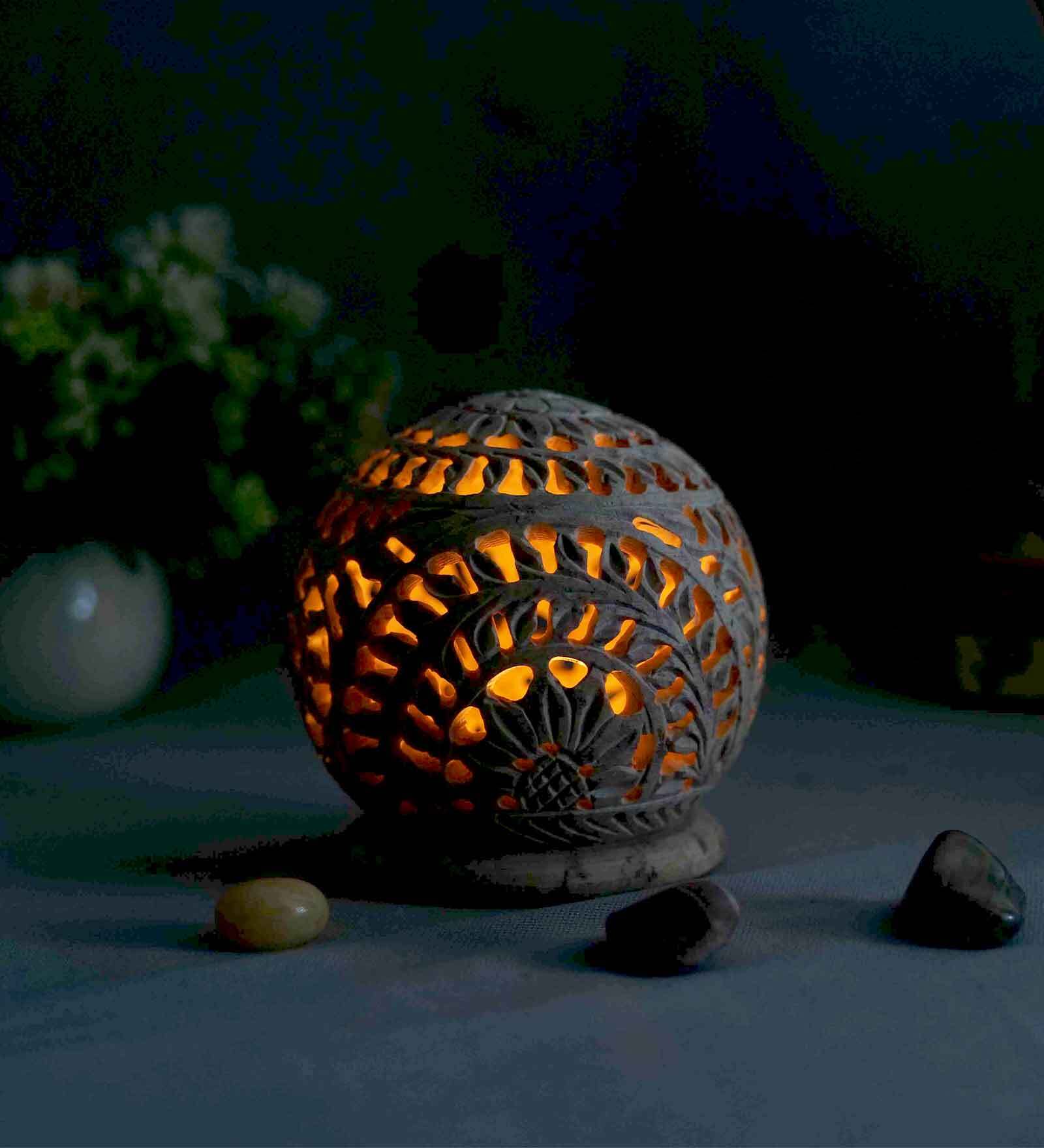 Grey Soapstone Incense Holders