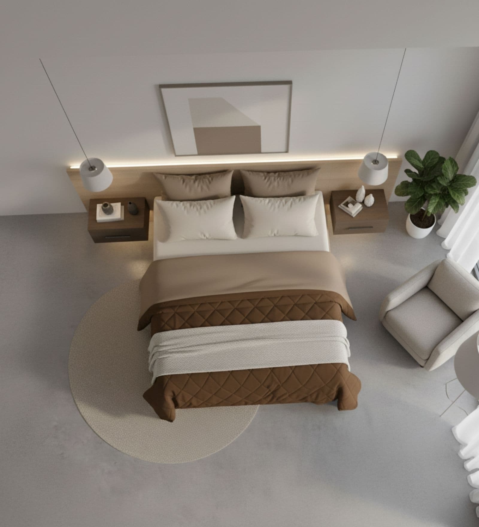 Grey Soft Fluffy Micro Solid Plain Heavy Winter Double 150GSM Reversible Comforter