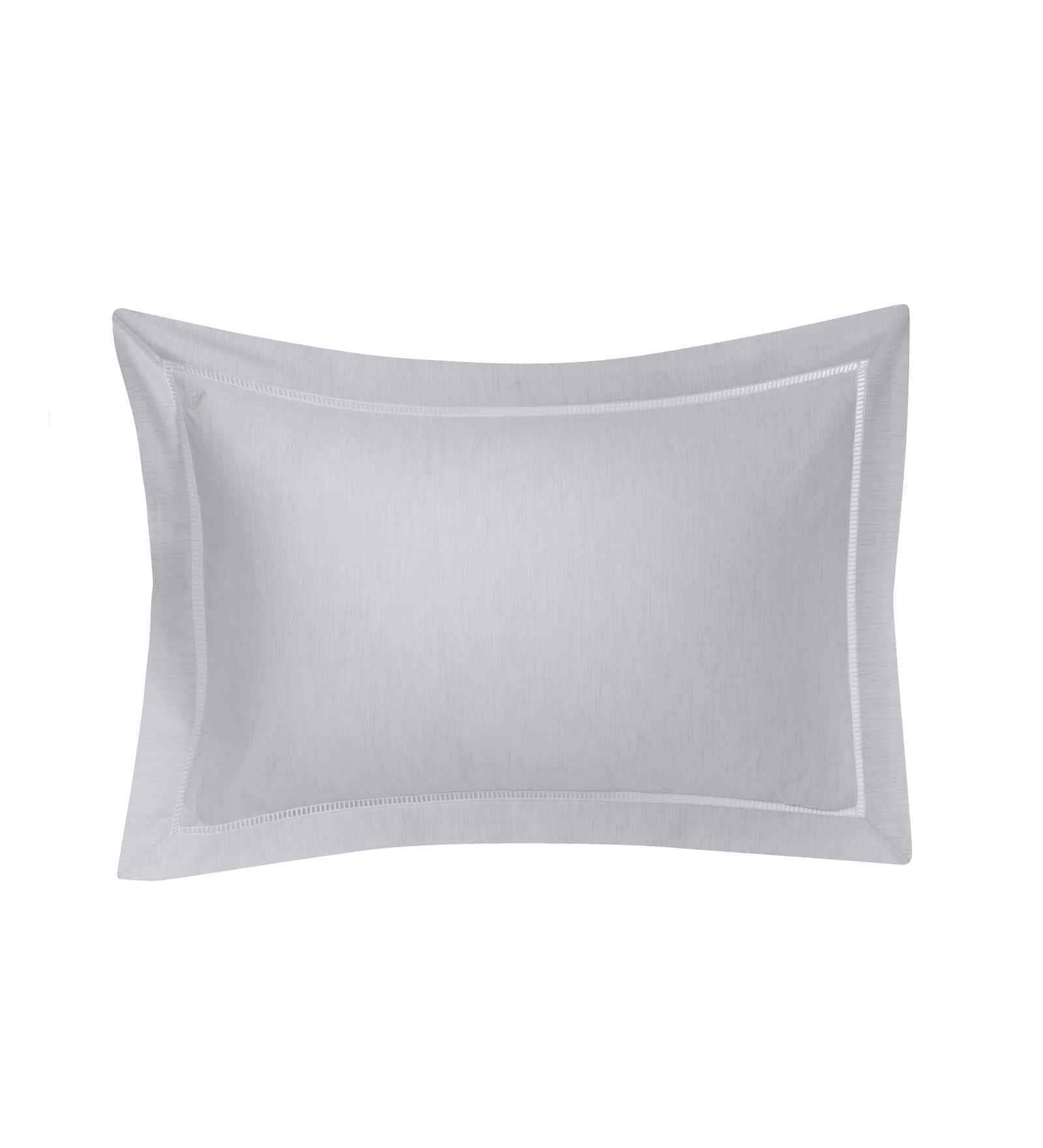Grey Solid 300 TC Cotton 2 Pillow Cover Set