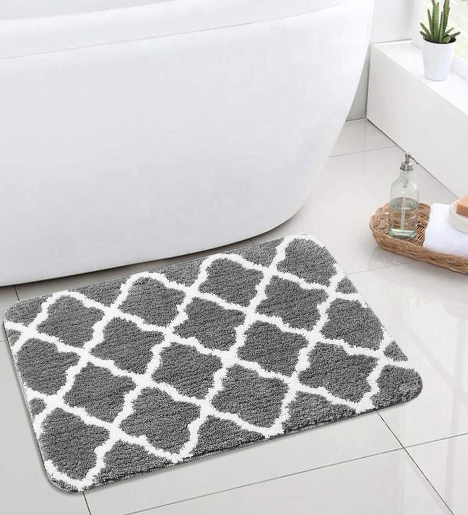 Soft Microfiber Anti-Skid Bath Mat