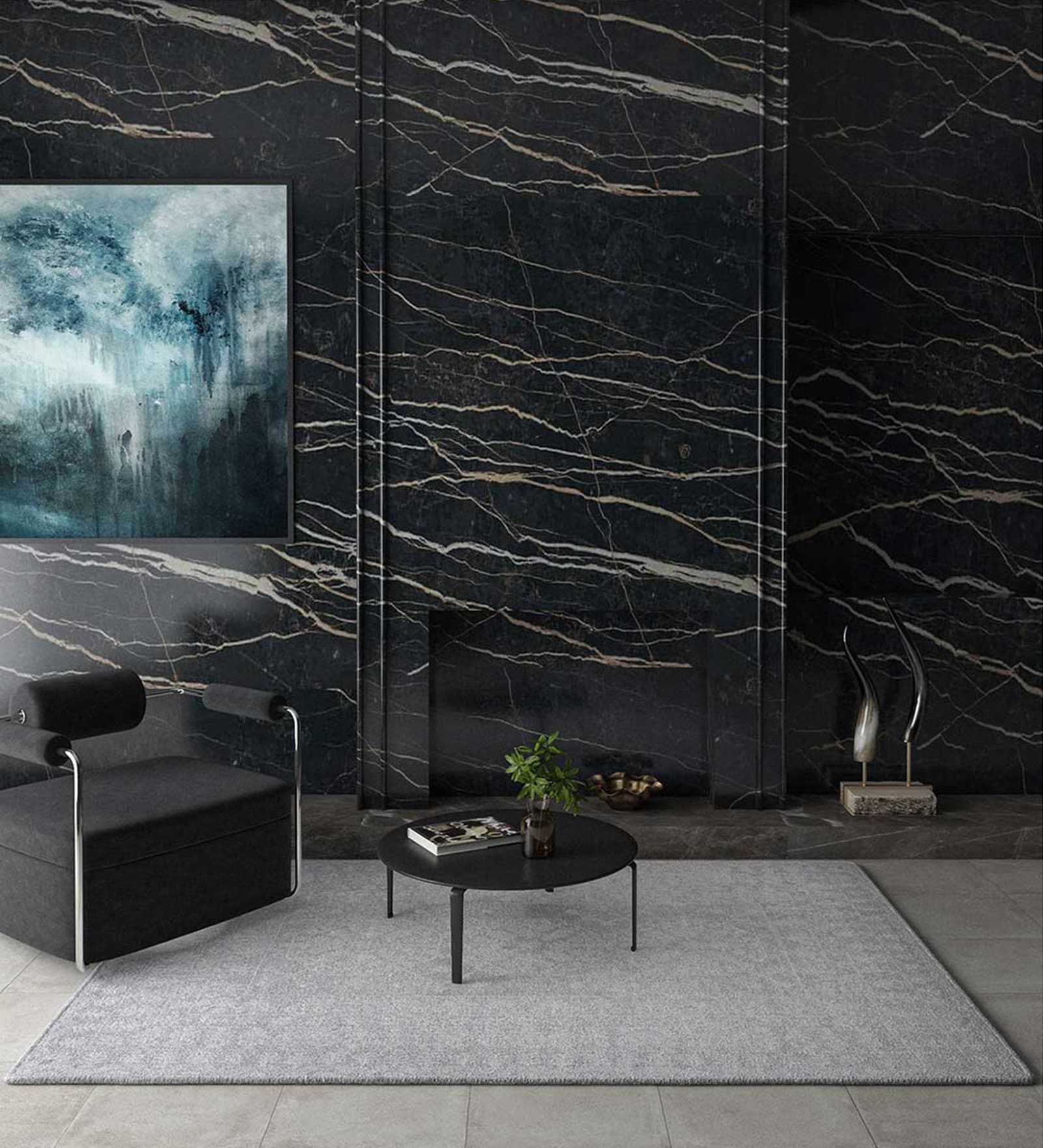 Grey Tribal Wool & Viscose 6 ft x 9 ft Hand Tufted Carpet