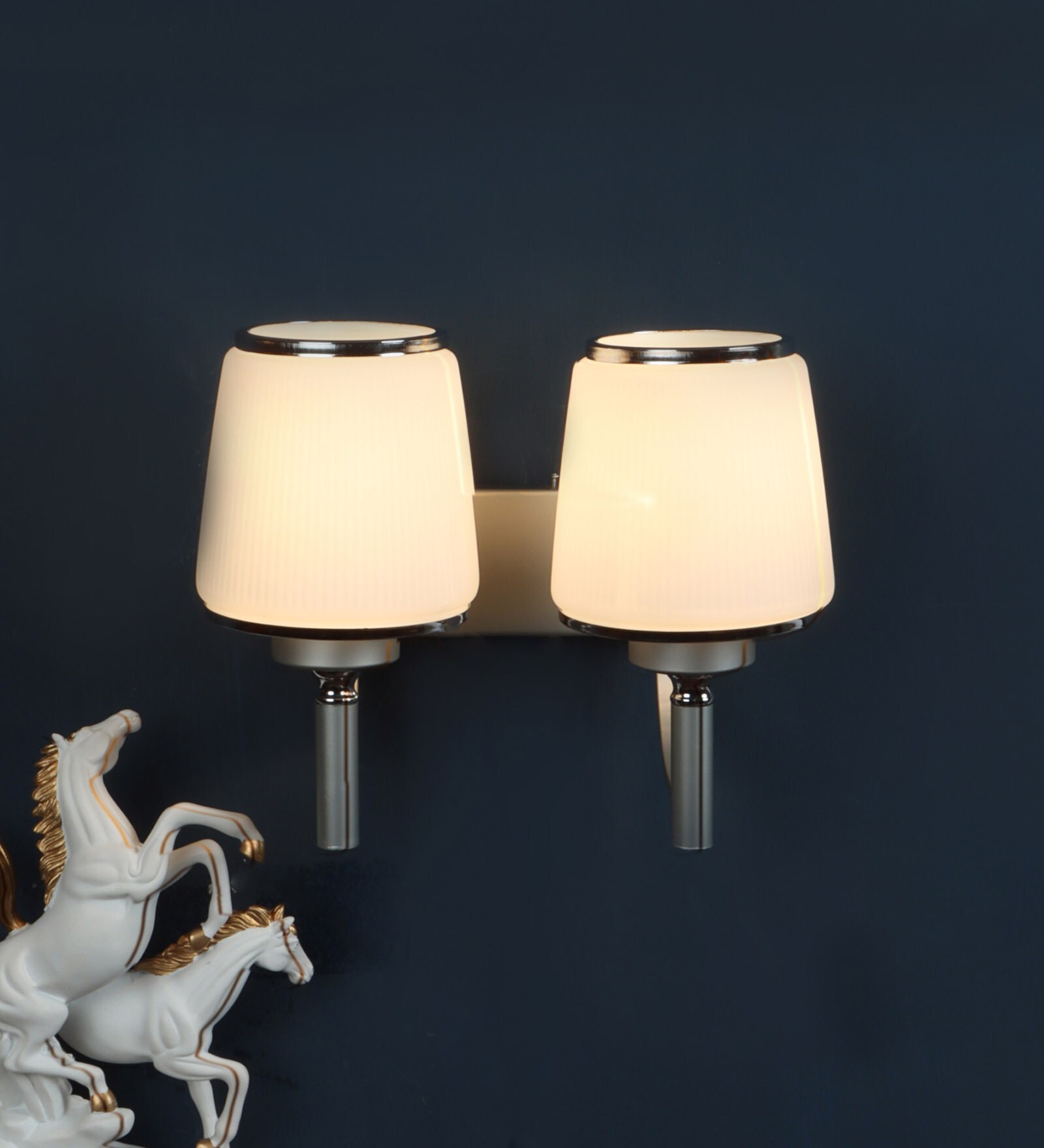 Gris Grey Metal Wall Light