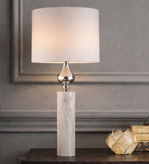 Gray Marble Marble Elegance Lamp