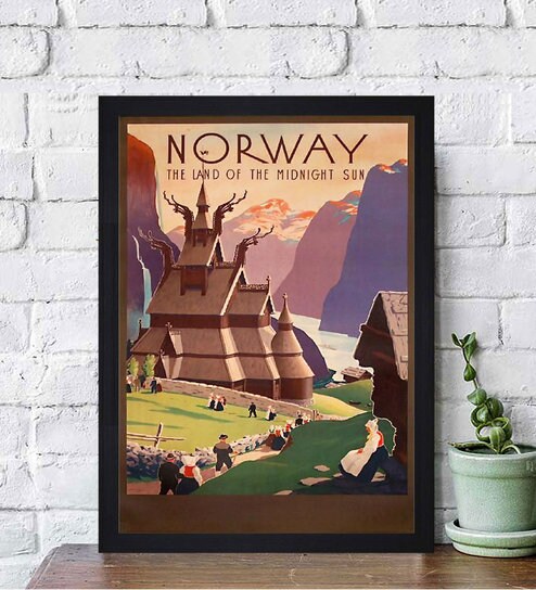 Buy Green Midnight Sun Norway Textured Paper Scratch Dust Proof