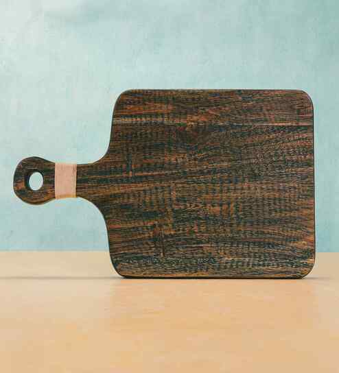 Green Acacia Wood Chopping Board